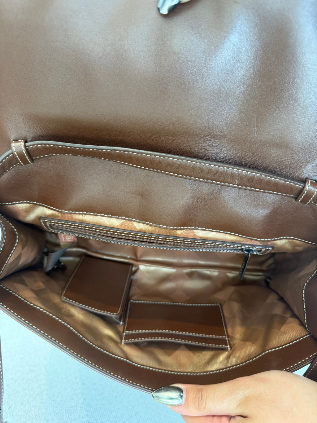 Pierre Cardin Brown Crossbody Handbag