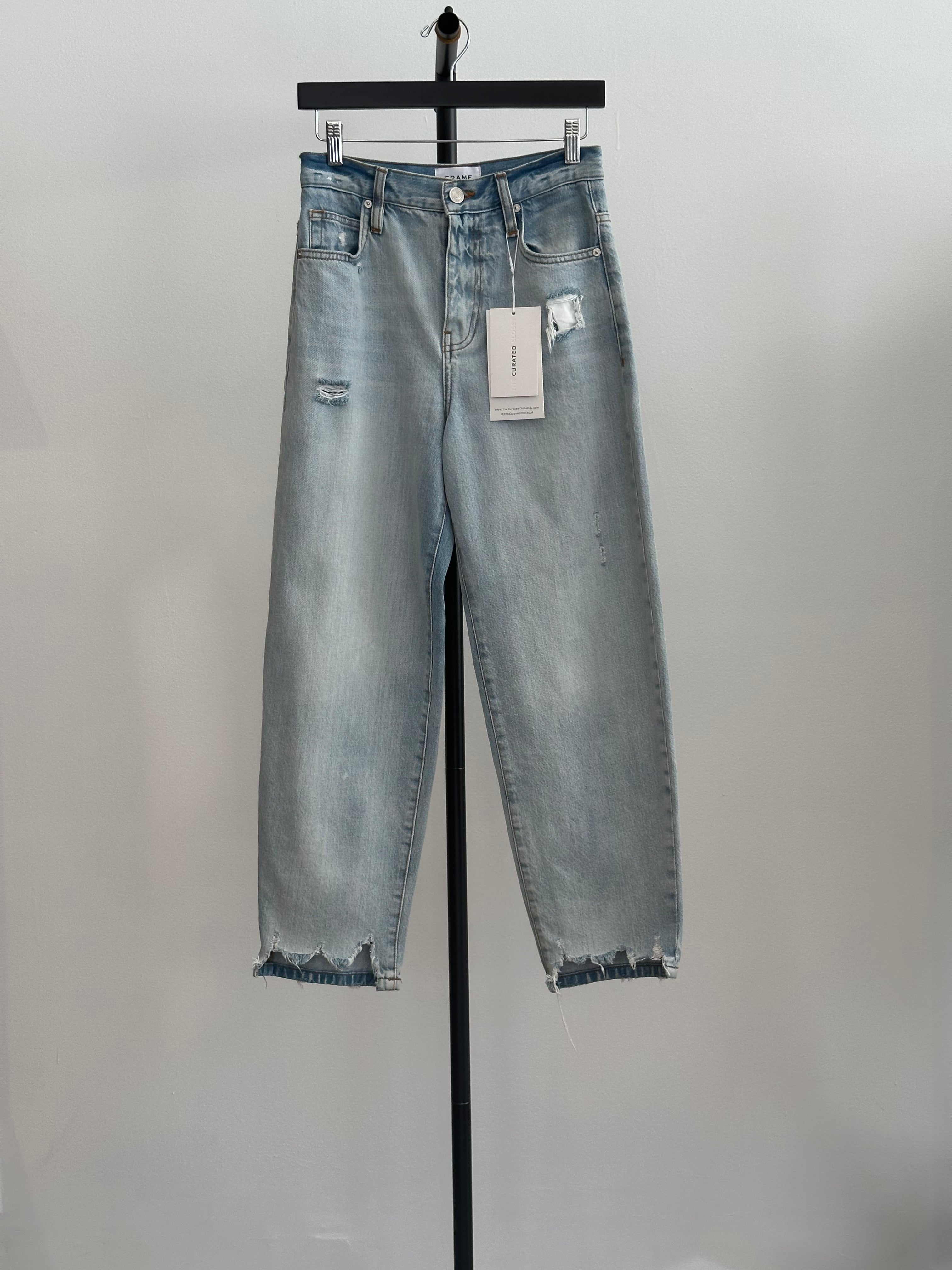Frame Barrel Leg Jeans
