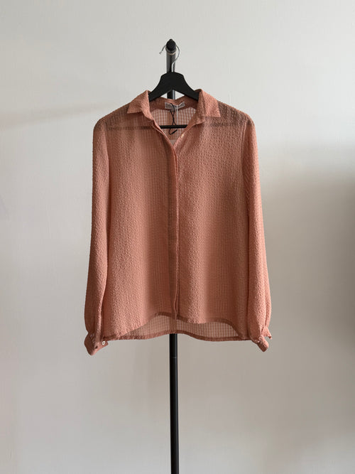 Christian Dior Button Up Pink Blouse