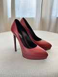 Saint Laurent Burgandy Shoes