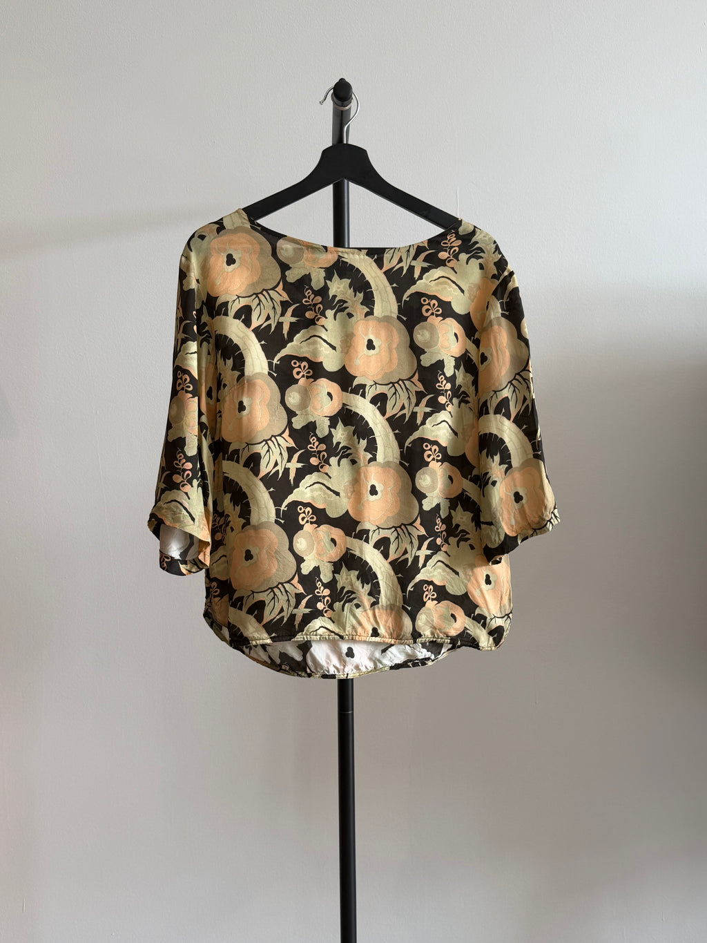 Dries Van Noten Floral 3/4 Sleeve