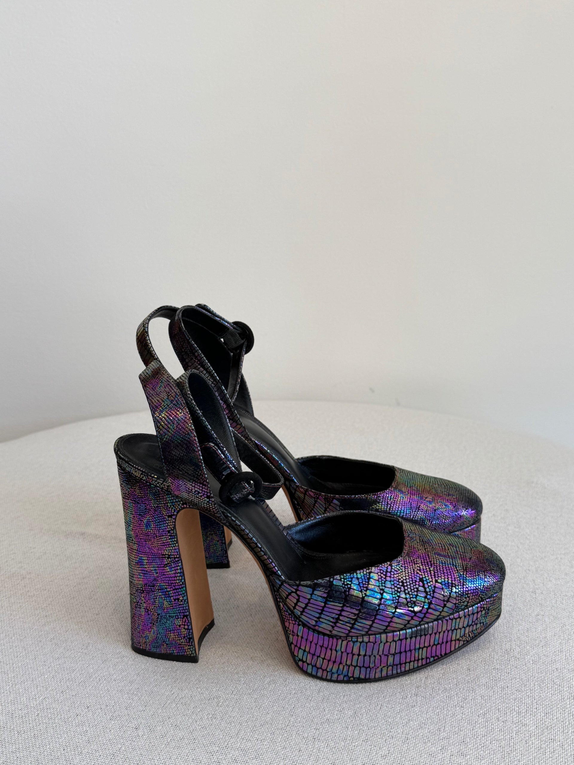 Alexandre Birman Iridescent Heels