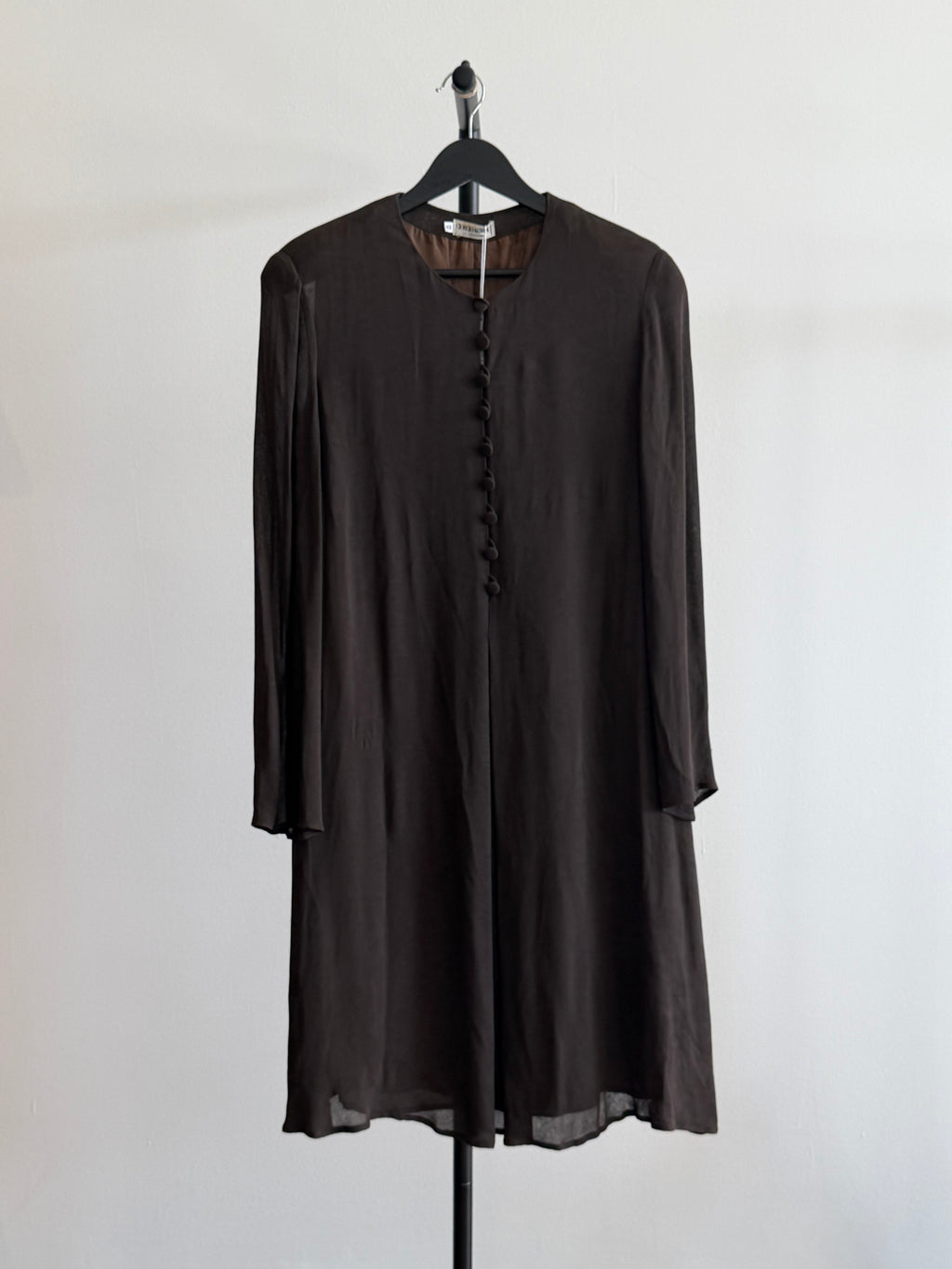 Giorgio Armani Flowy Brown Dress
