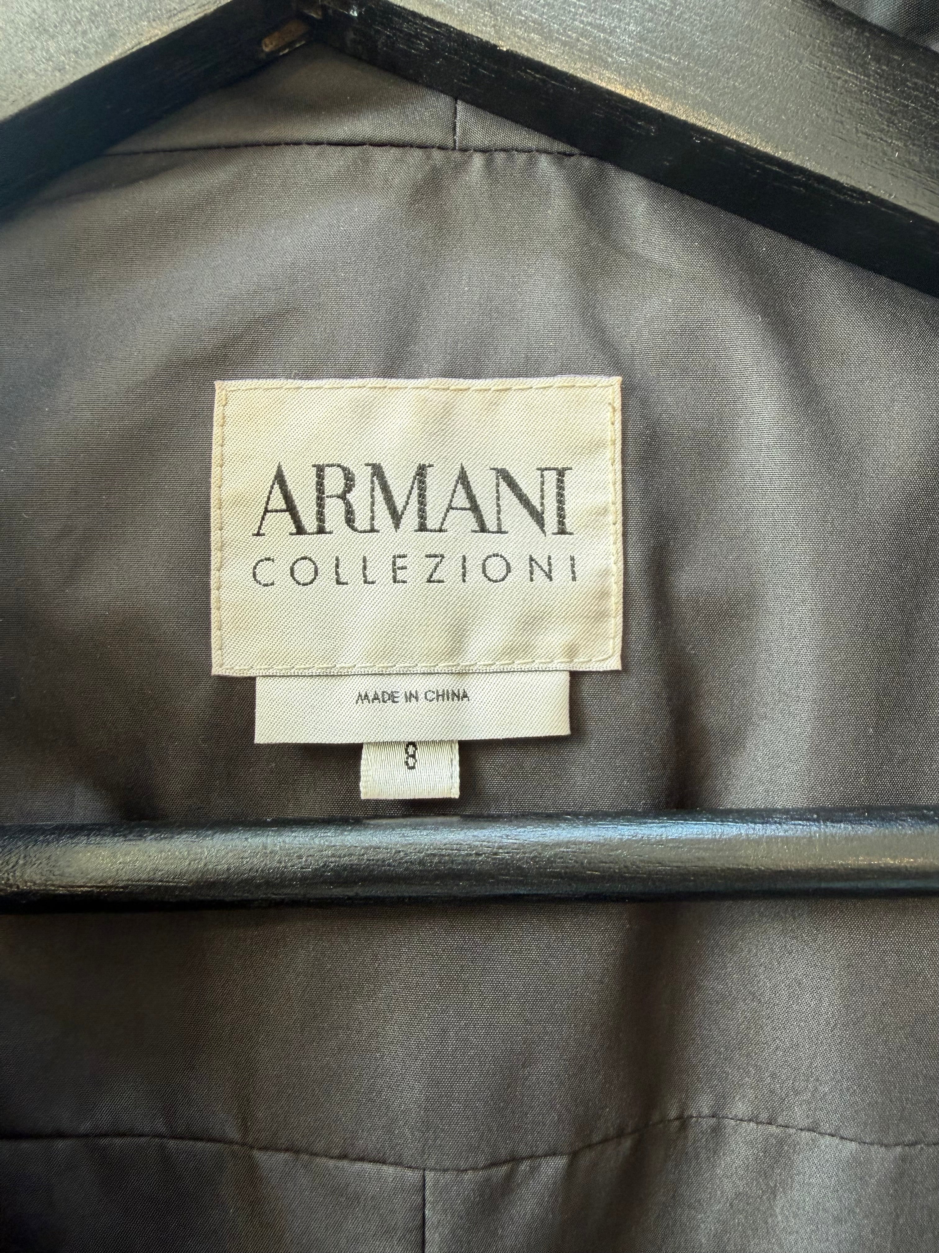 Armani Collezioni Black Trench