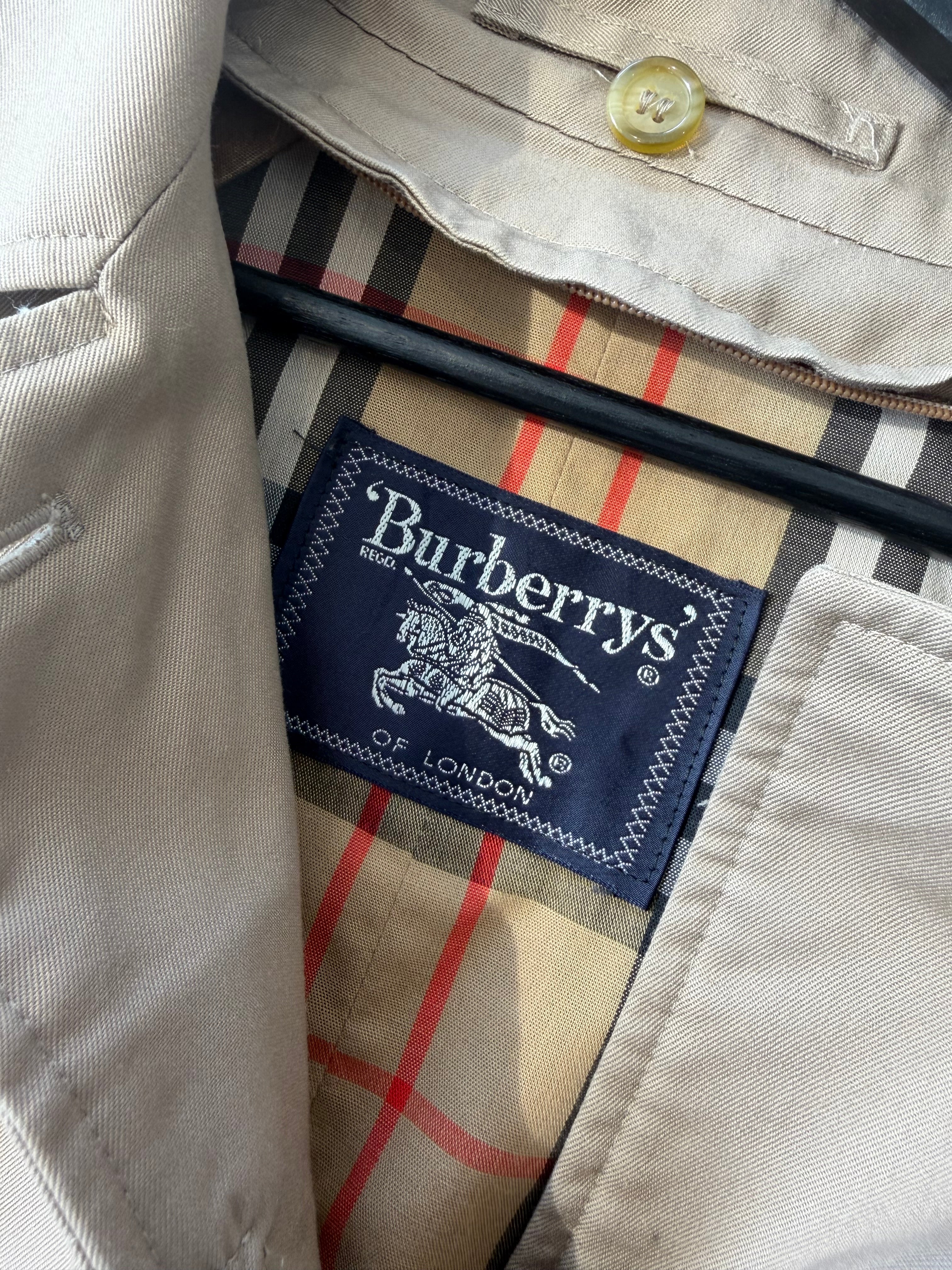 Burberry Green Trench Coat