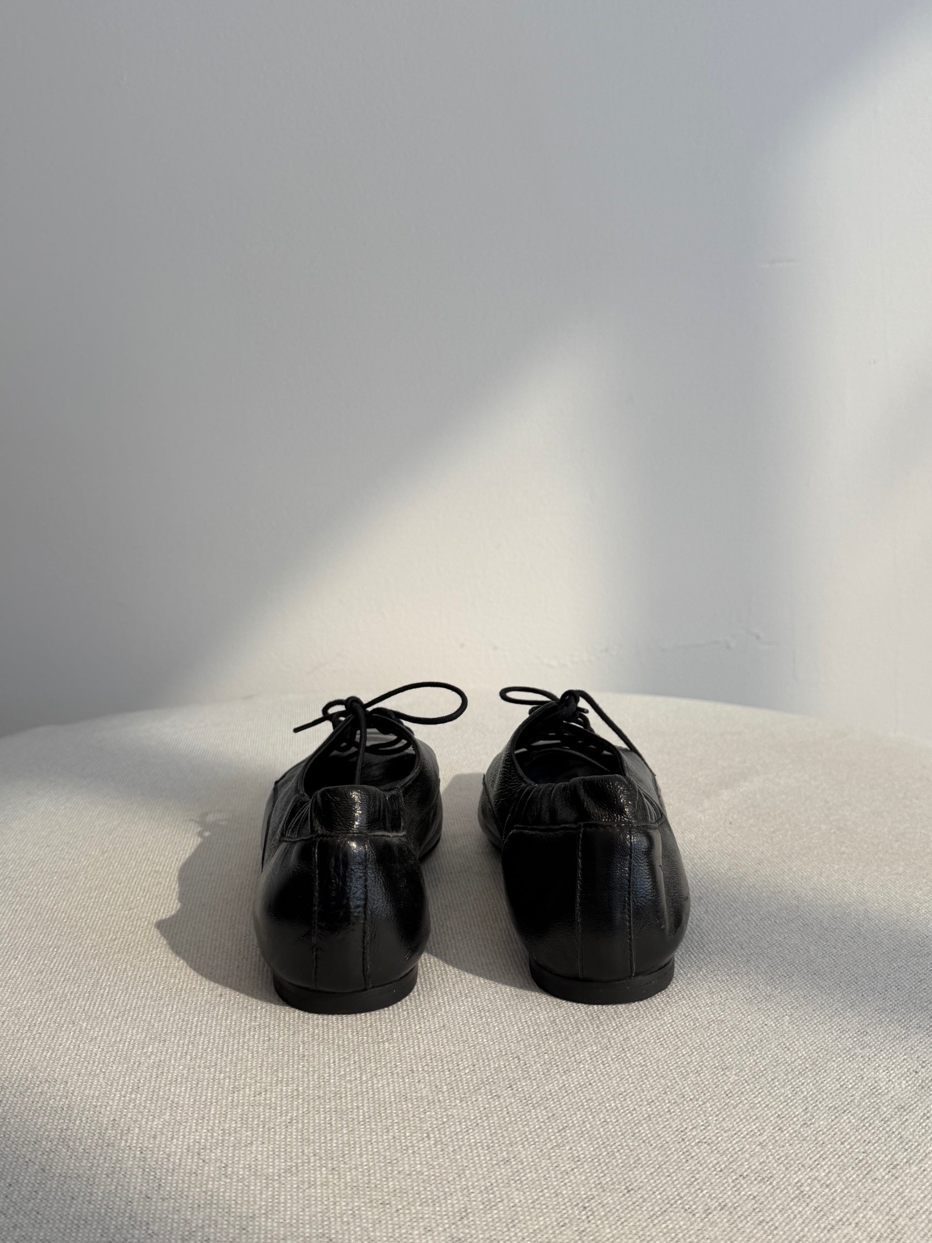 Lafayette 148 Leather Square Toe Loafers
