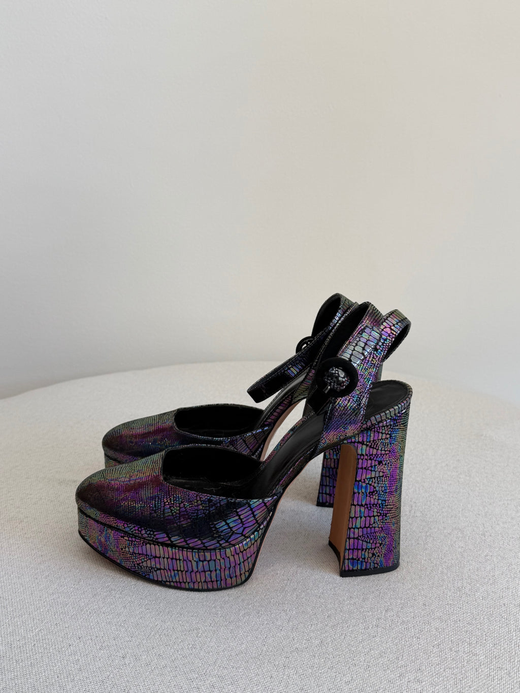 Alexandre Birman Iridescent Heels