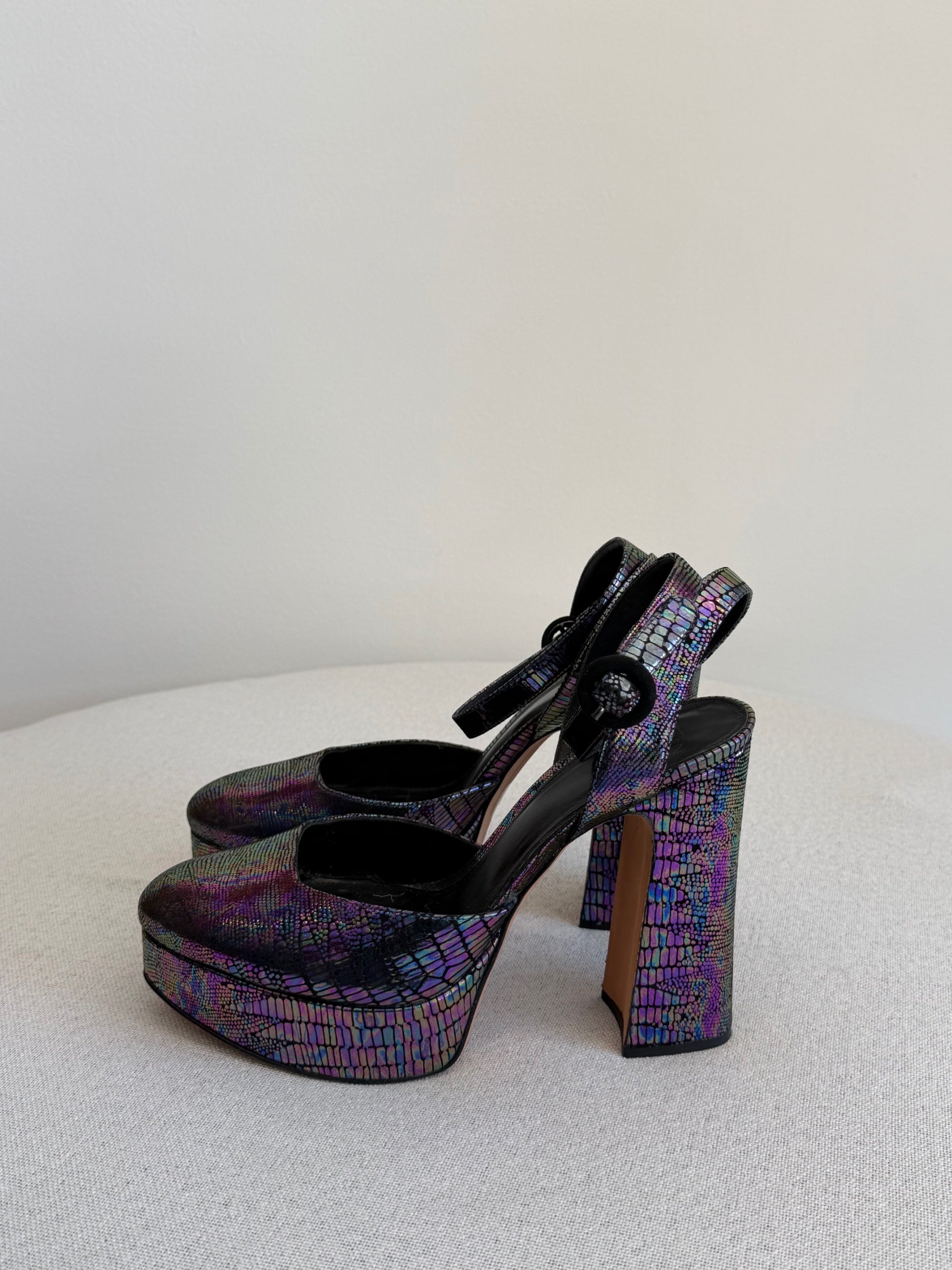 Alexandre Birman Iridescent Heels