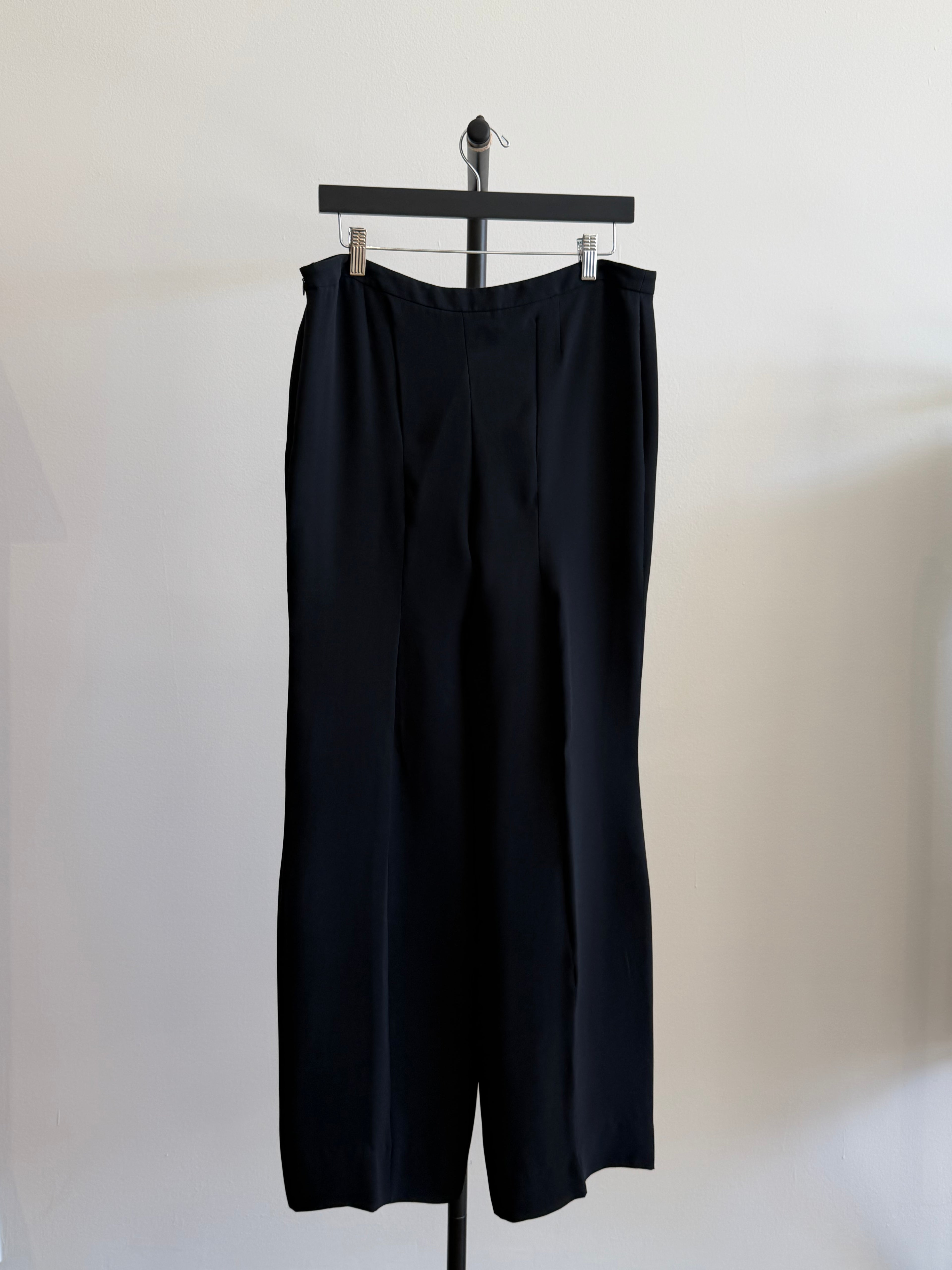 Giorgio Armani Silk Wide Leg Pants