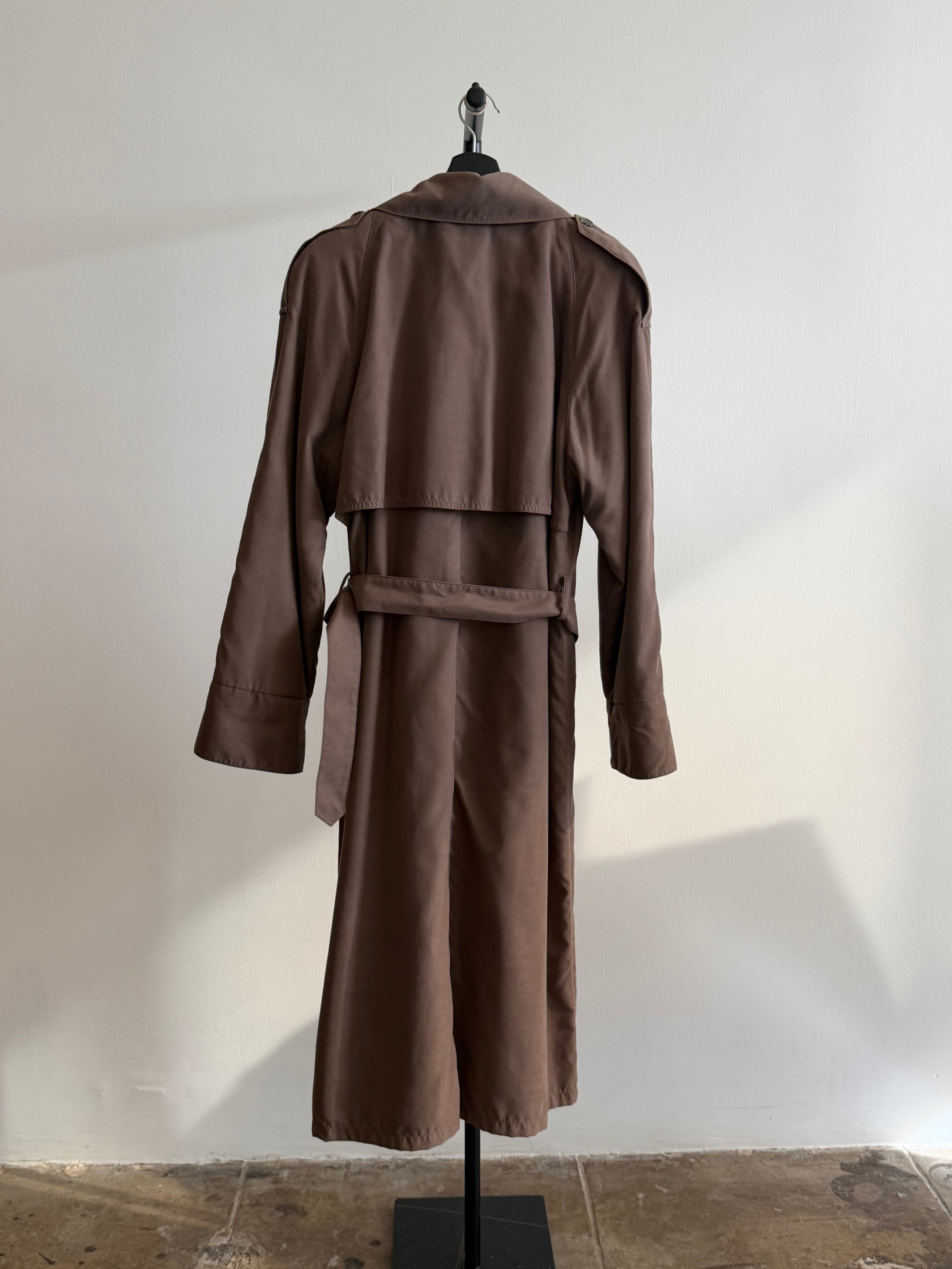 Bill Blass Brown Trench Coat