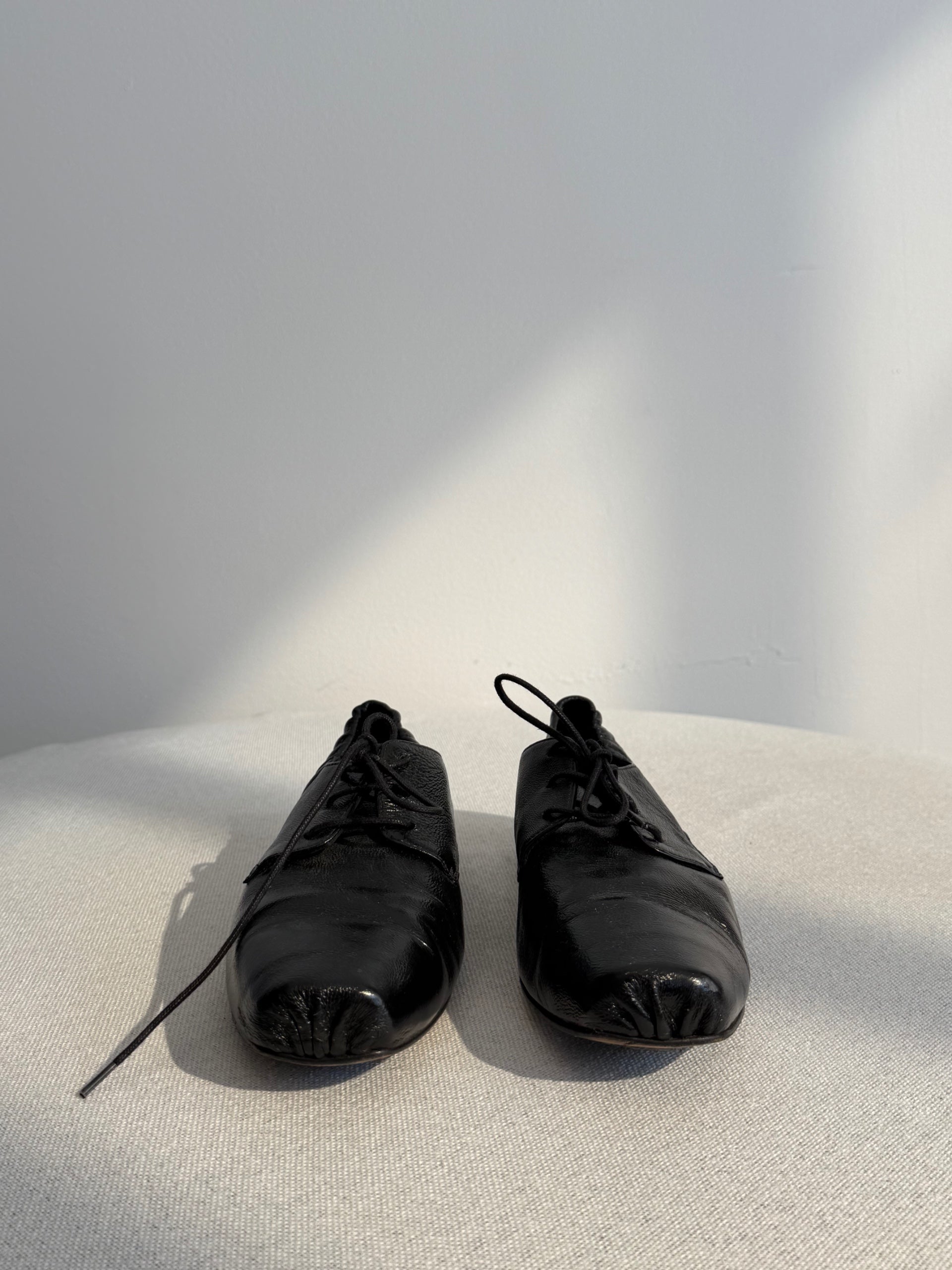 Lafayette 148 Leather Square Toe Loafers