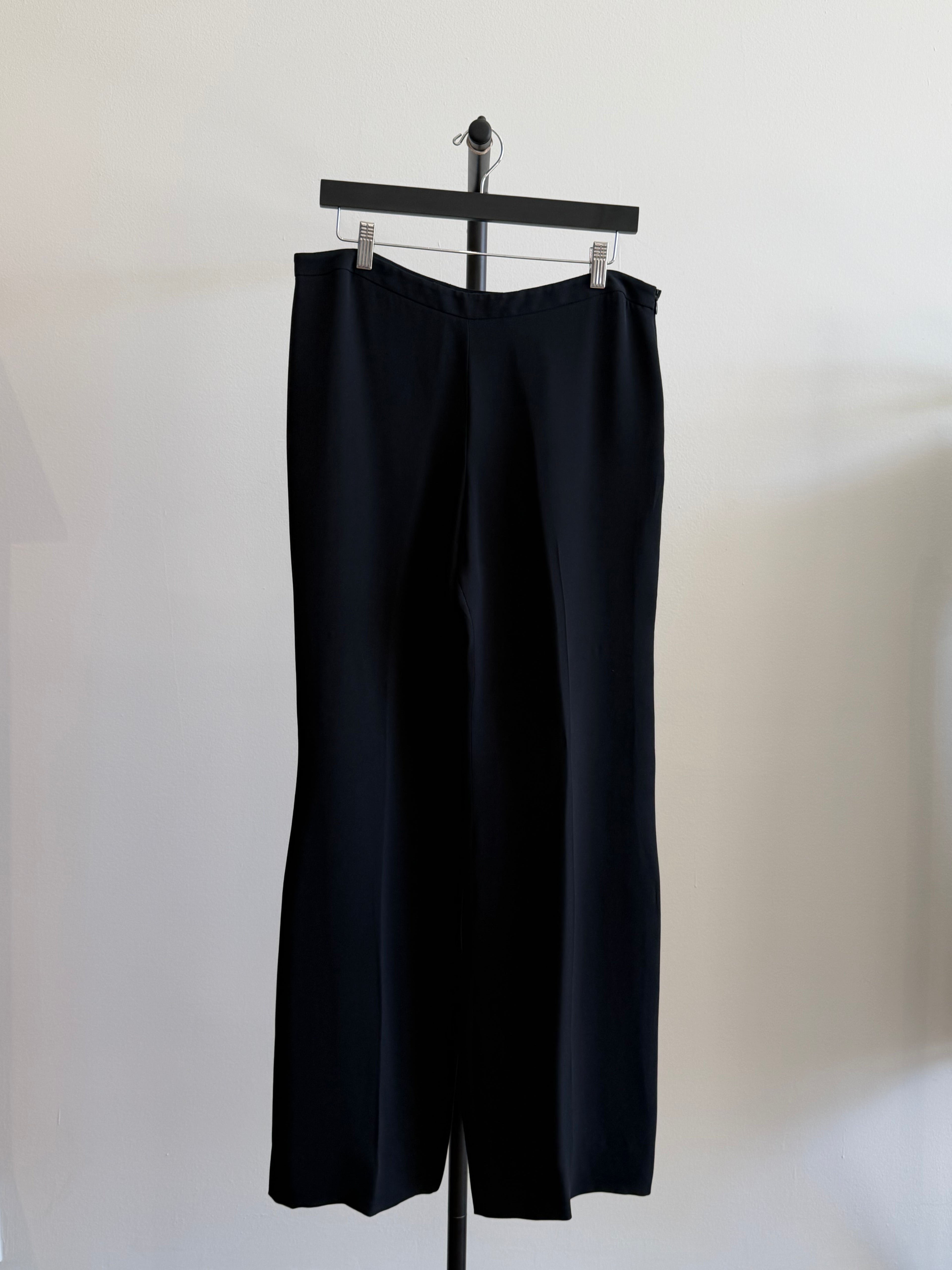 Giorgio Armani Silk Wide Leg Pants