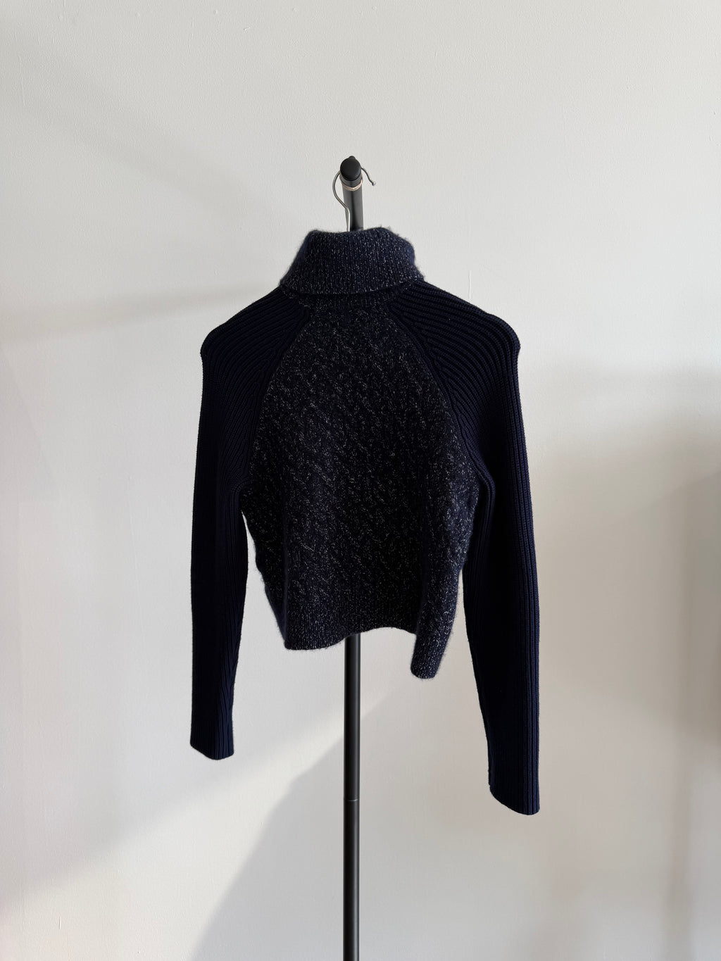 Reiss Cropped Knit Sweater