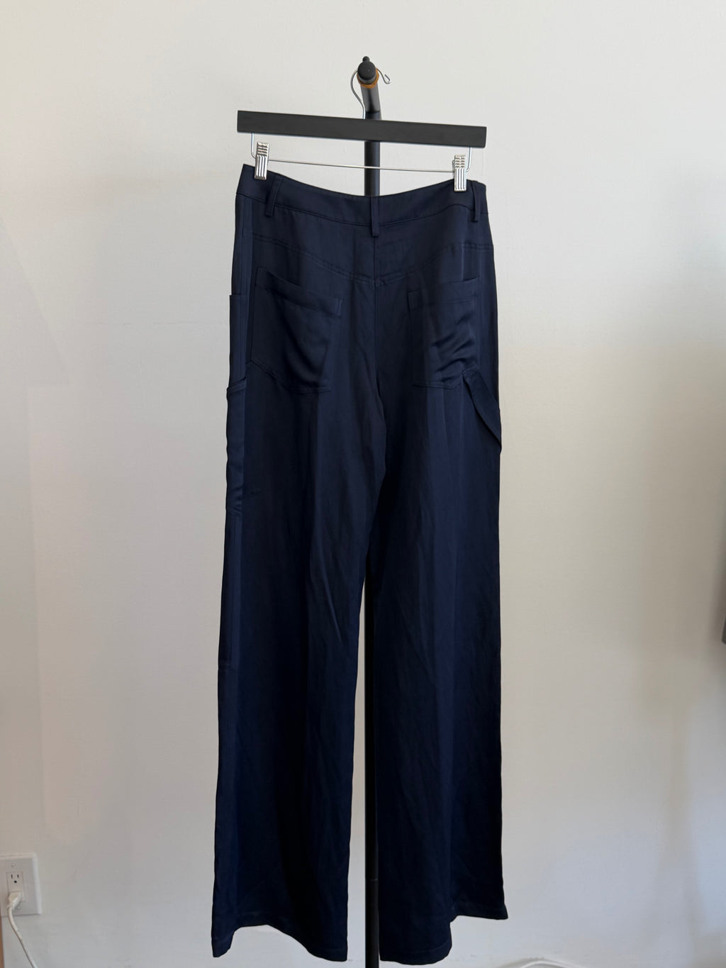 TWP Dark Navy Wide Leg Pants