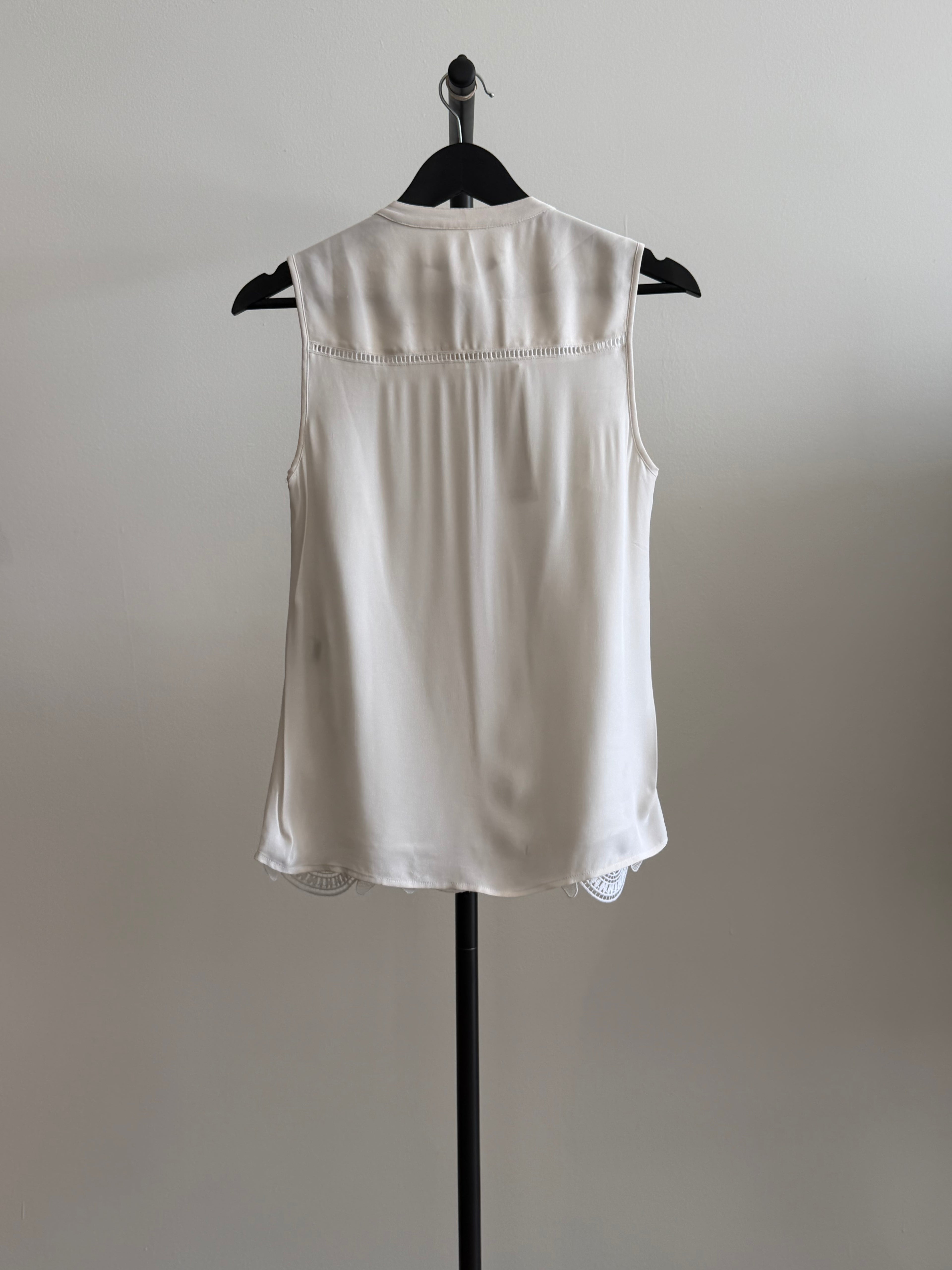 Diane Von Furstenberg White Blouse