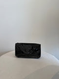 Longchamp Black Patent Leather Clutch