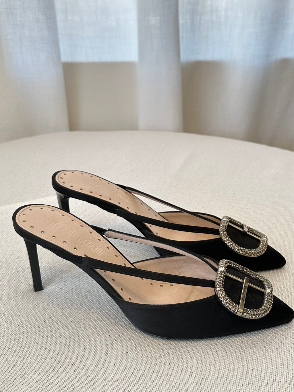 Roberto Cavalli Black Shoes