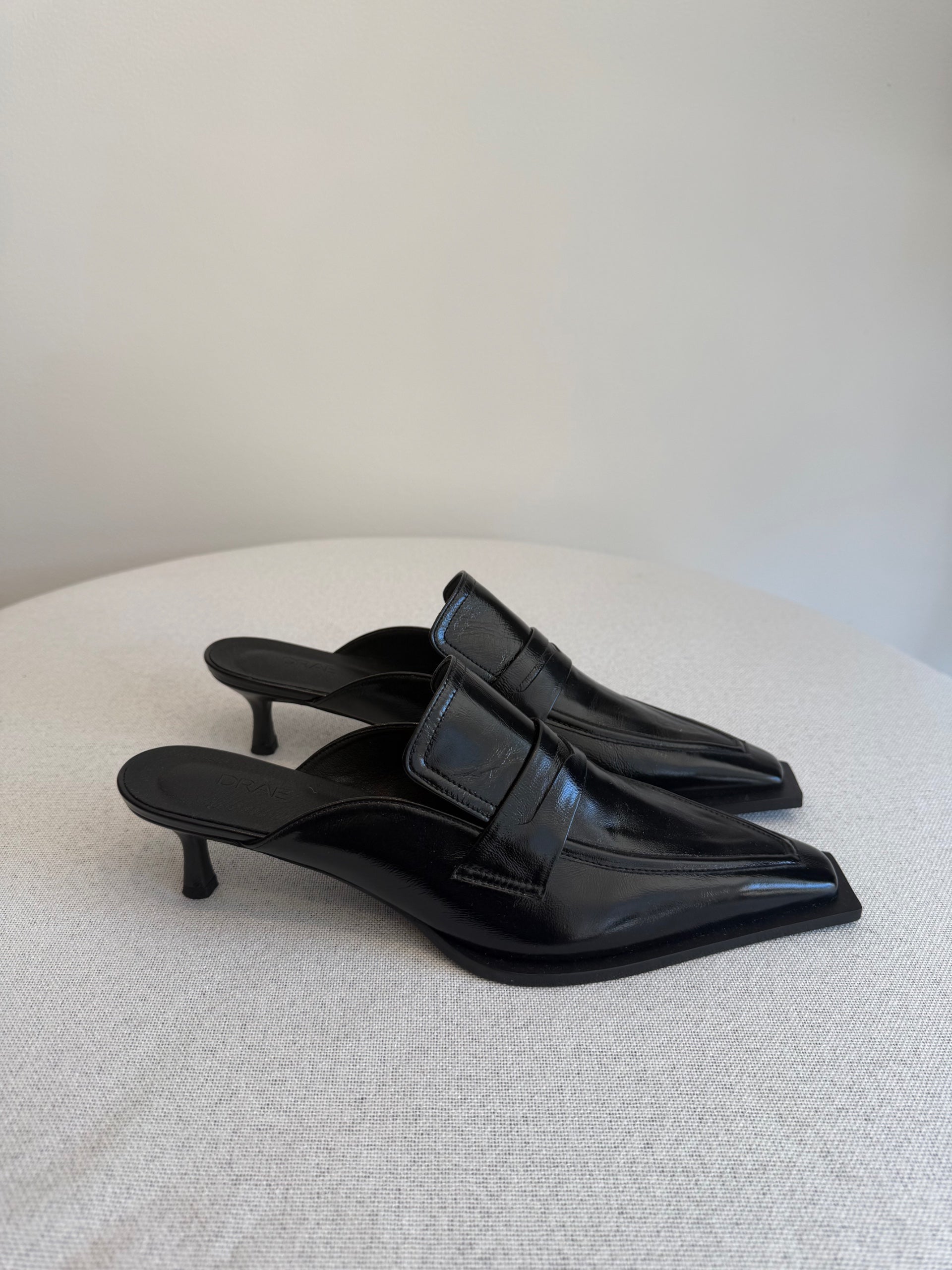Drae Black Kitten Heel