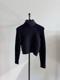 Reiss Cropped Knit Sweater