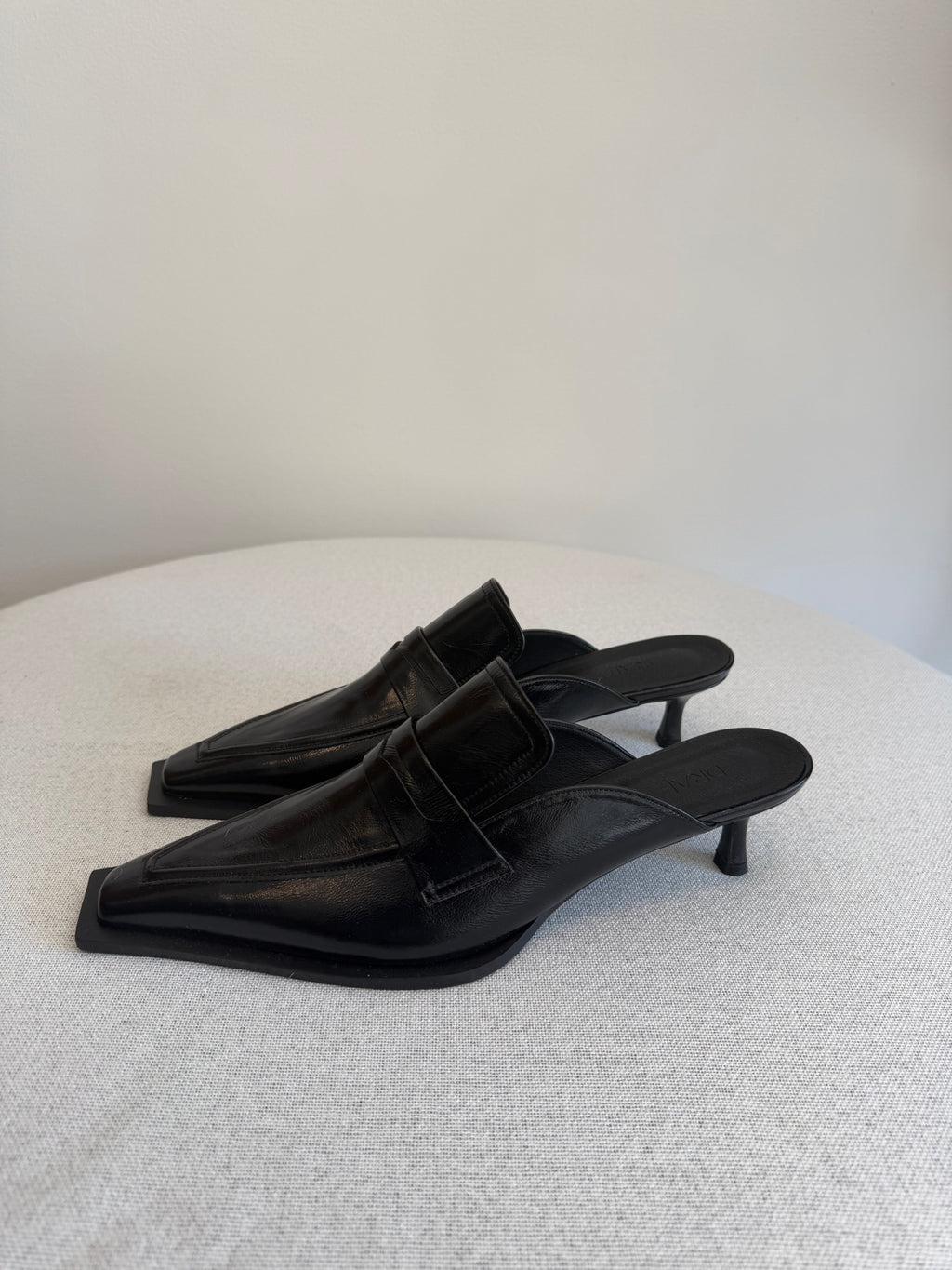 Drae Black Kitten Heel