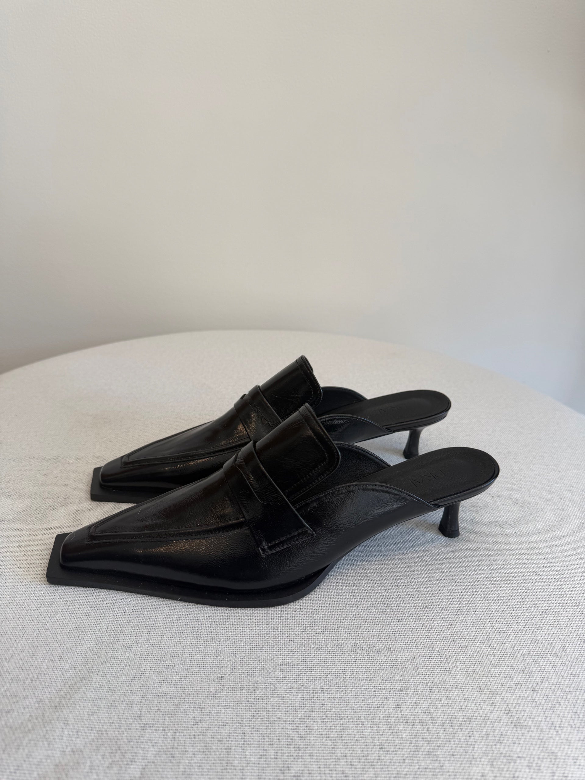 Drae Black Kitten Heel
