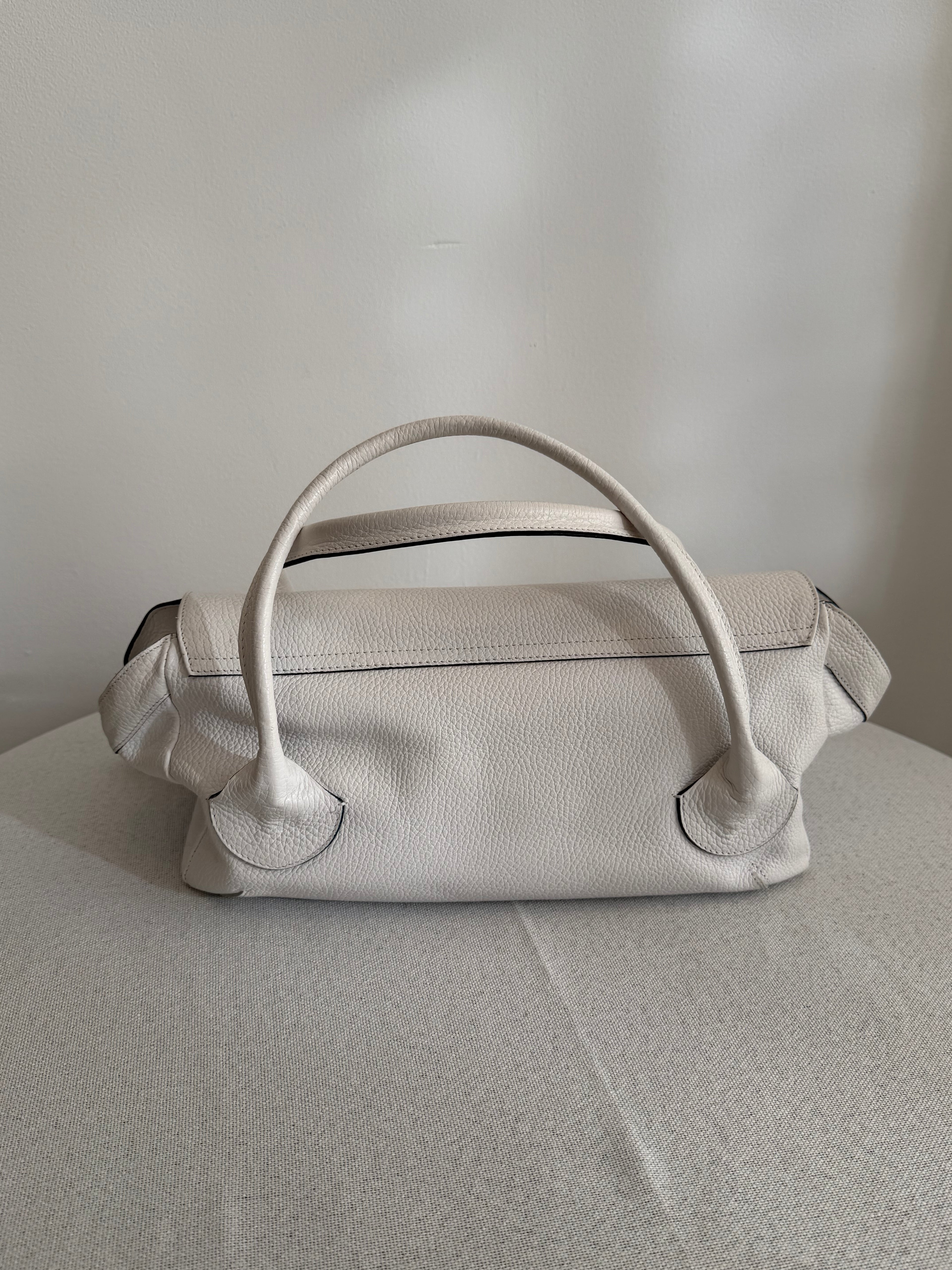 Falor White Handbag