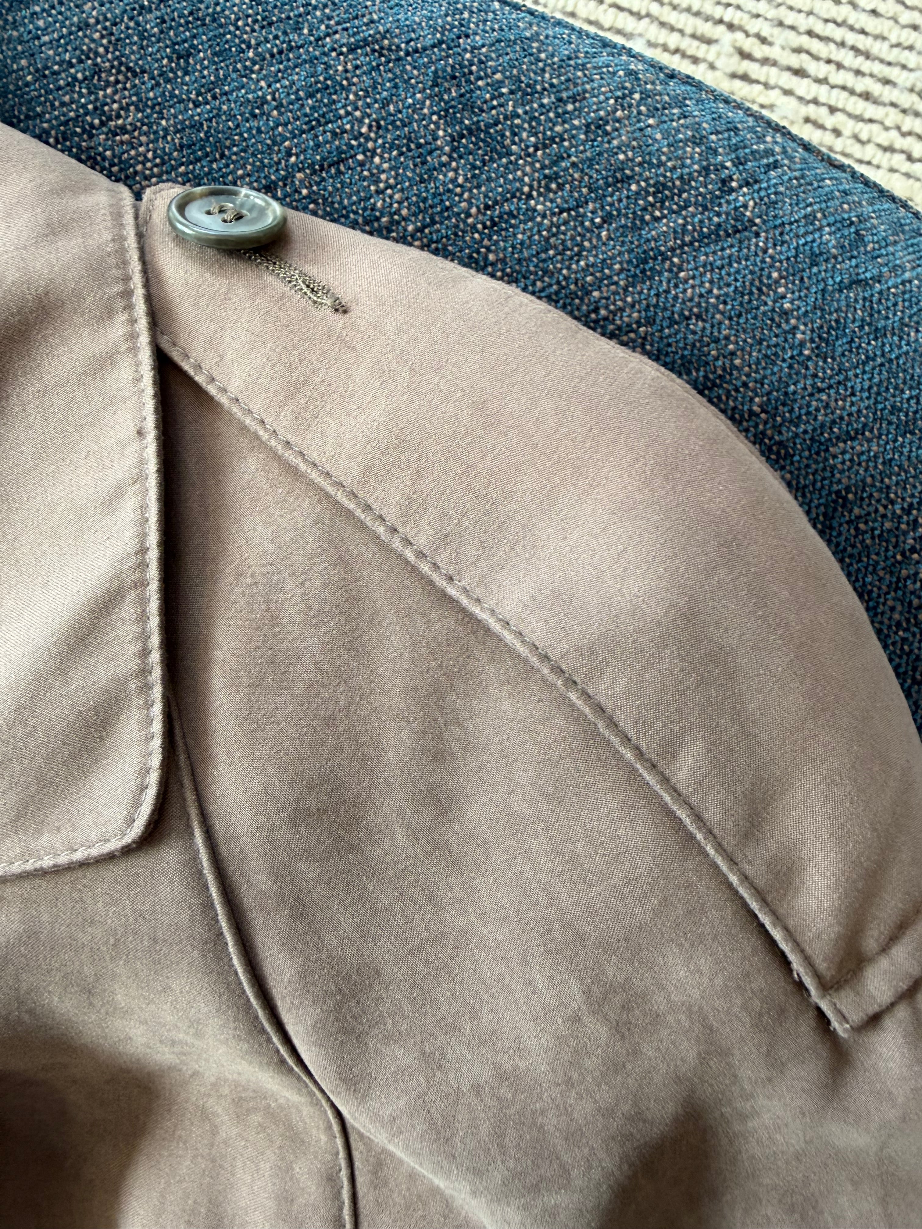 Bill Blass Brown Trench Coat