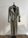 Burberry Long Thick Green Trench
