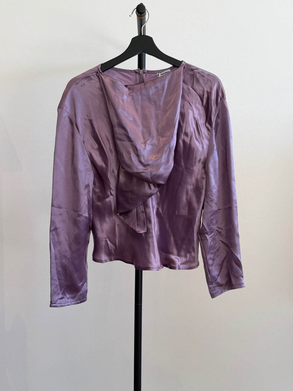 Bottega Veneta Purple Silk Long Sleeve