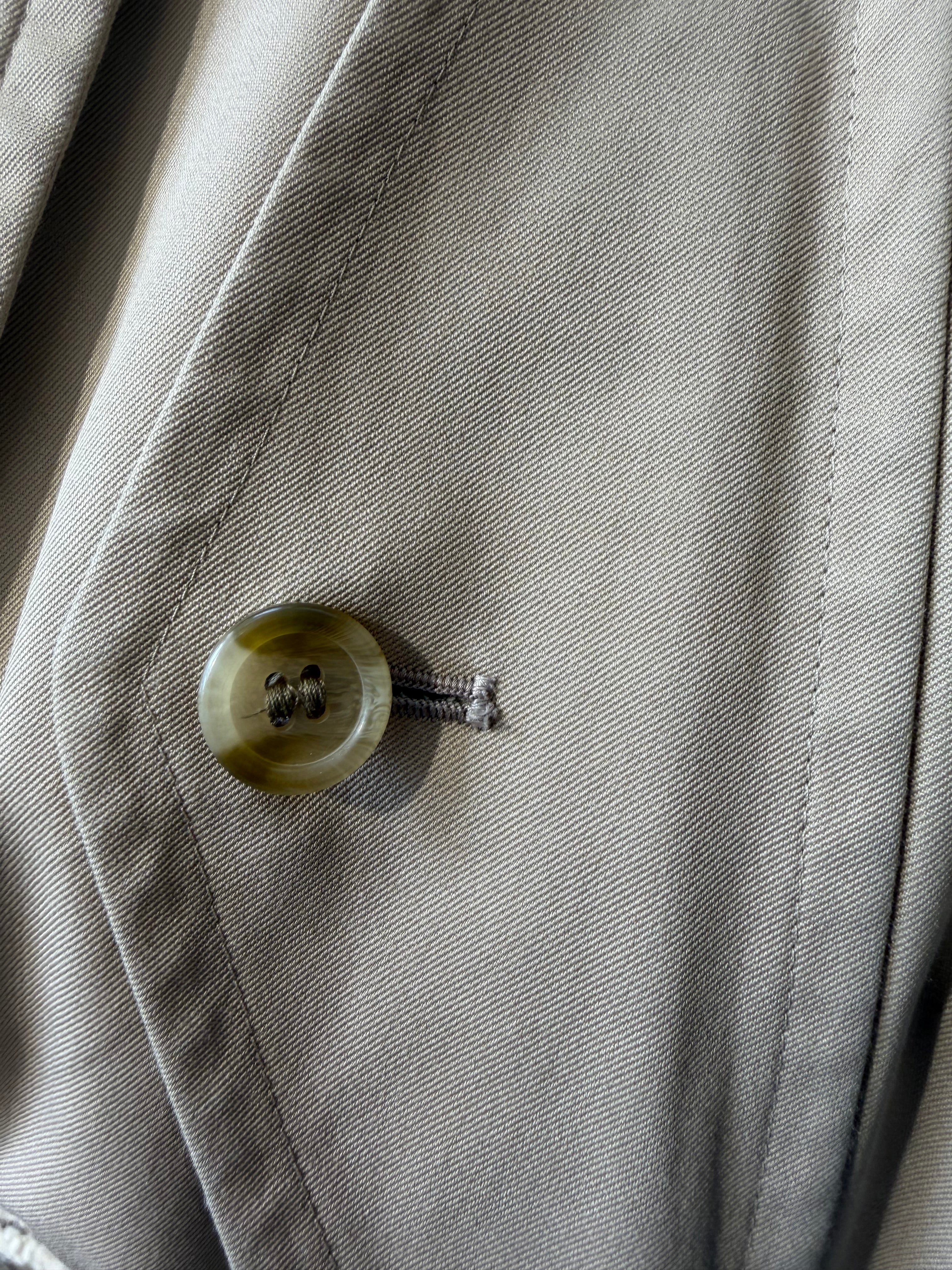 Vintage Burberry Khaki Trench Coat