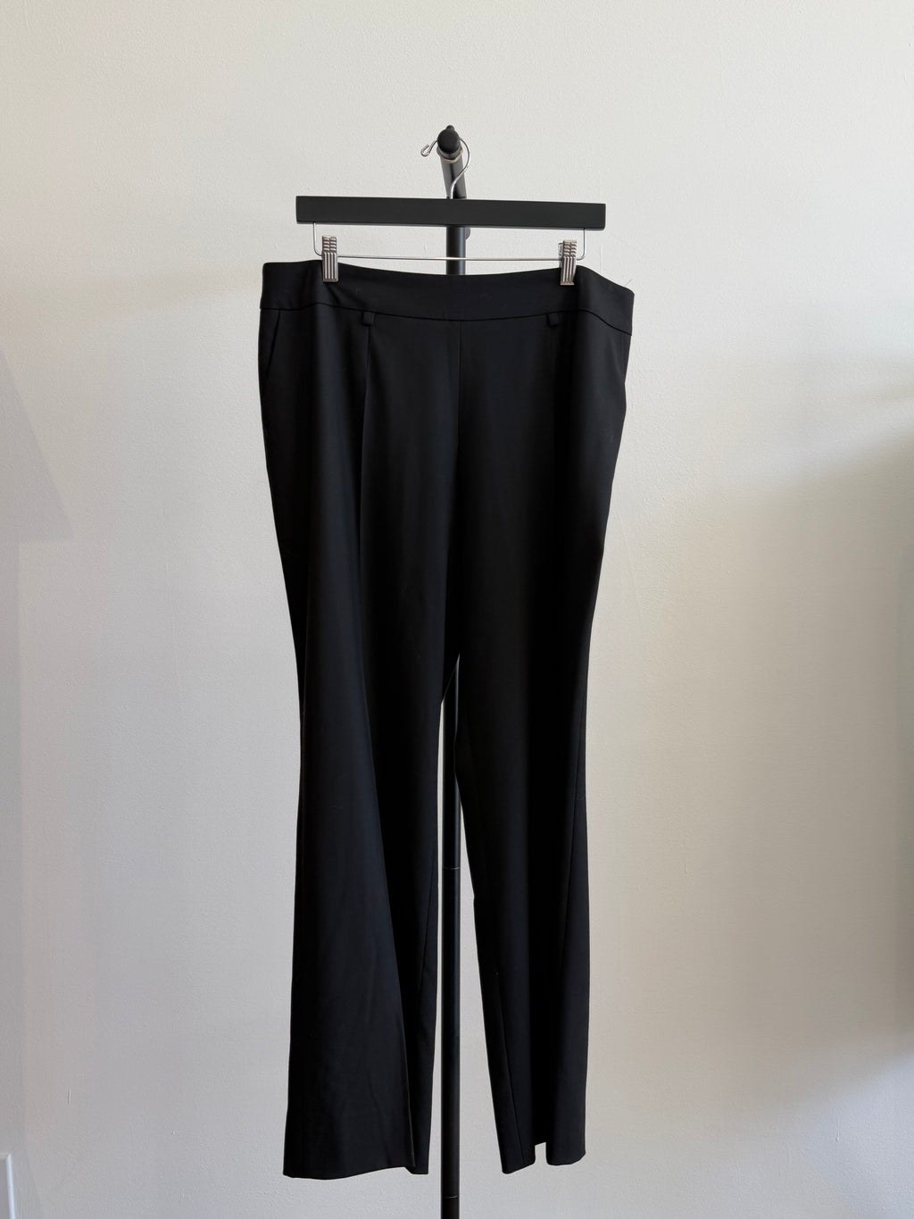 ESCADA Black Wool Wide Leg Pants