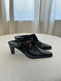 Vintage Brighton Patent leather Mules