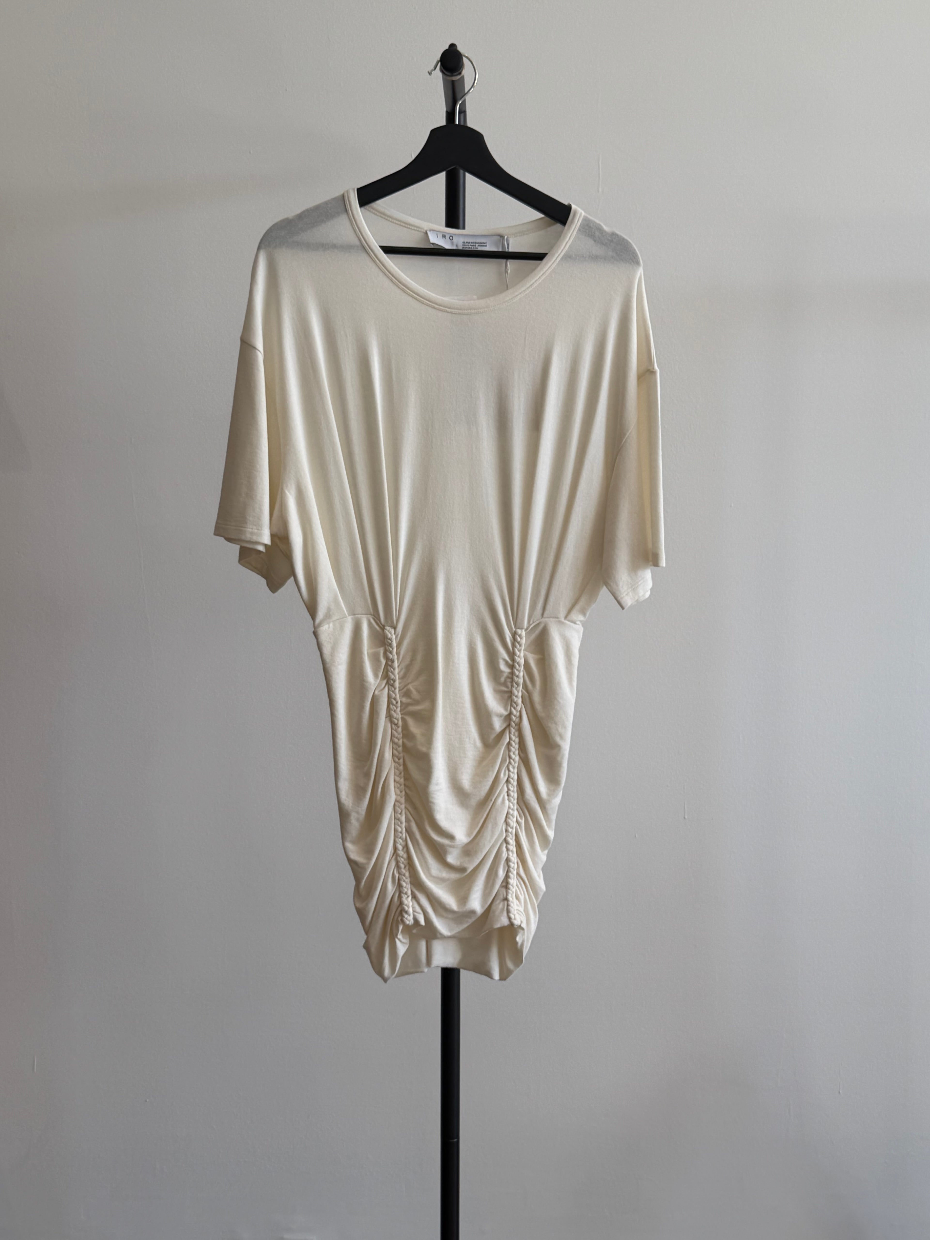 Iro White Stretchy Mini Dress