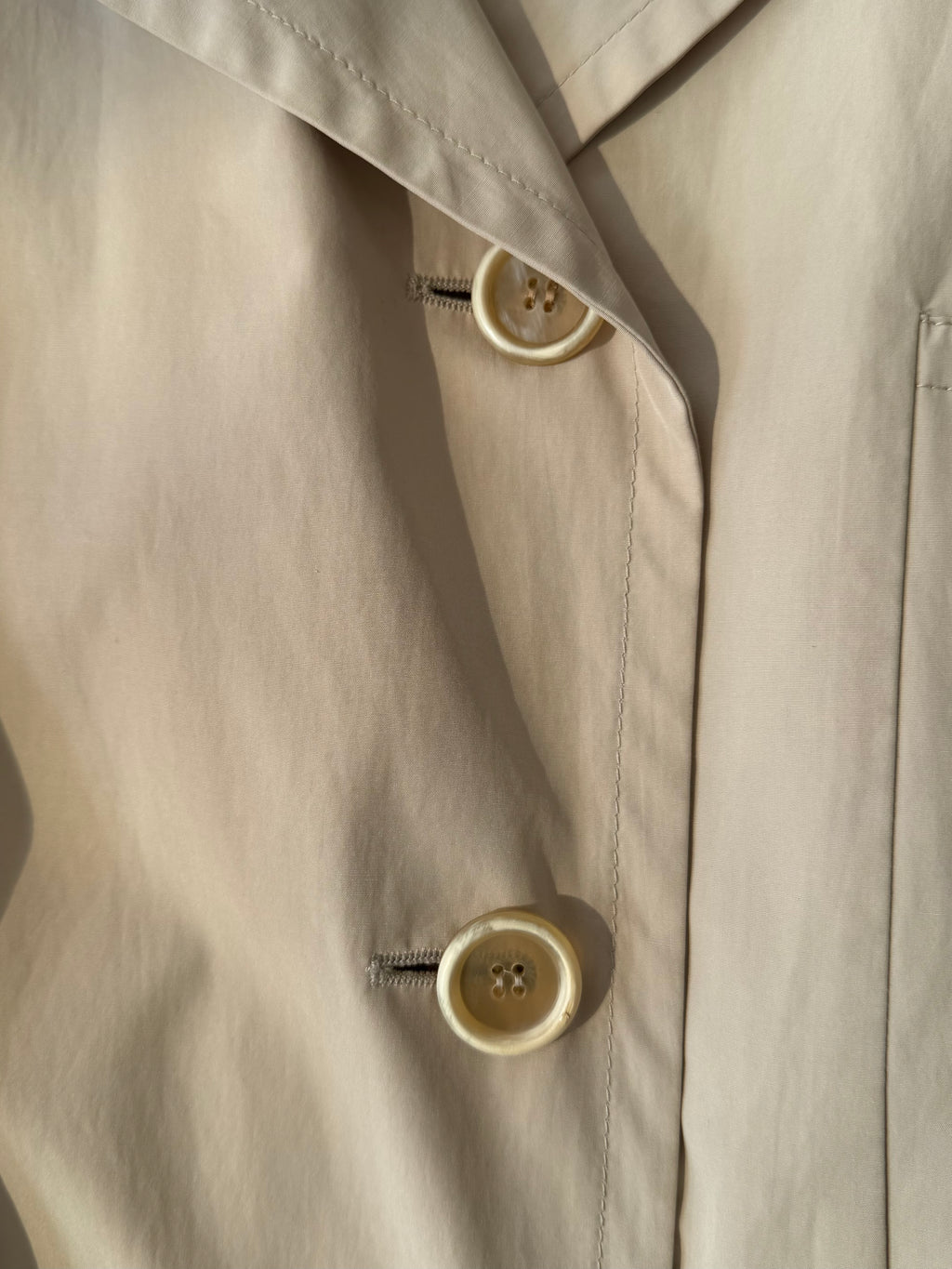 Akris Punto Beige Trench Coat