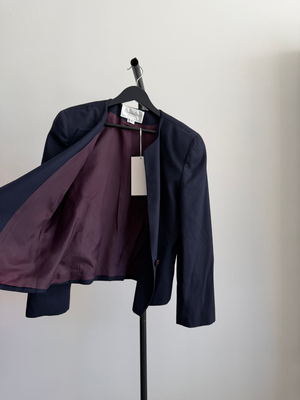 Vintage Dior “the suit” Navy Jacket