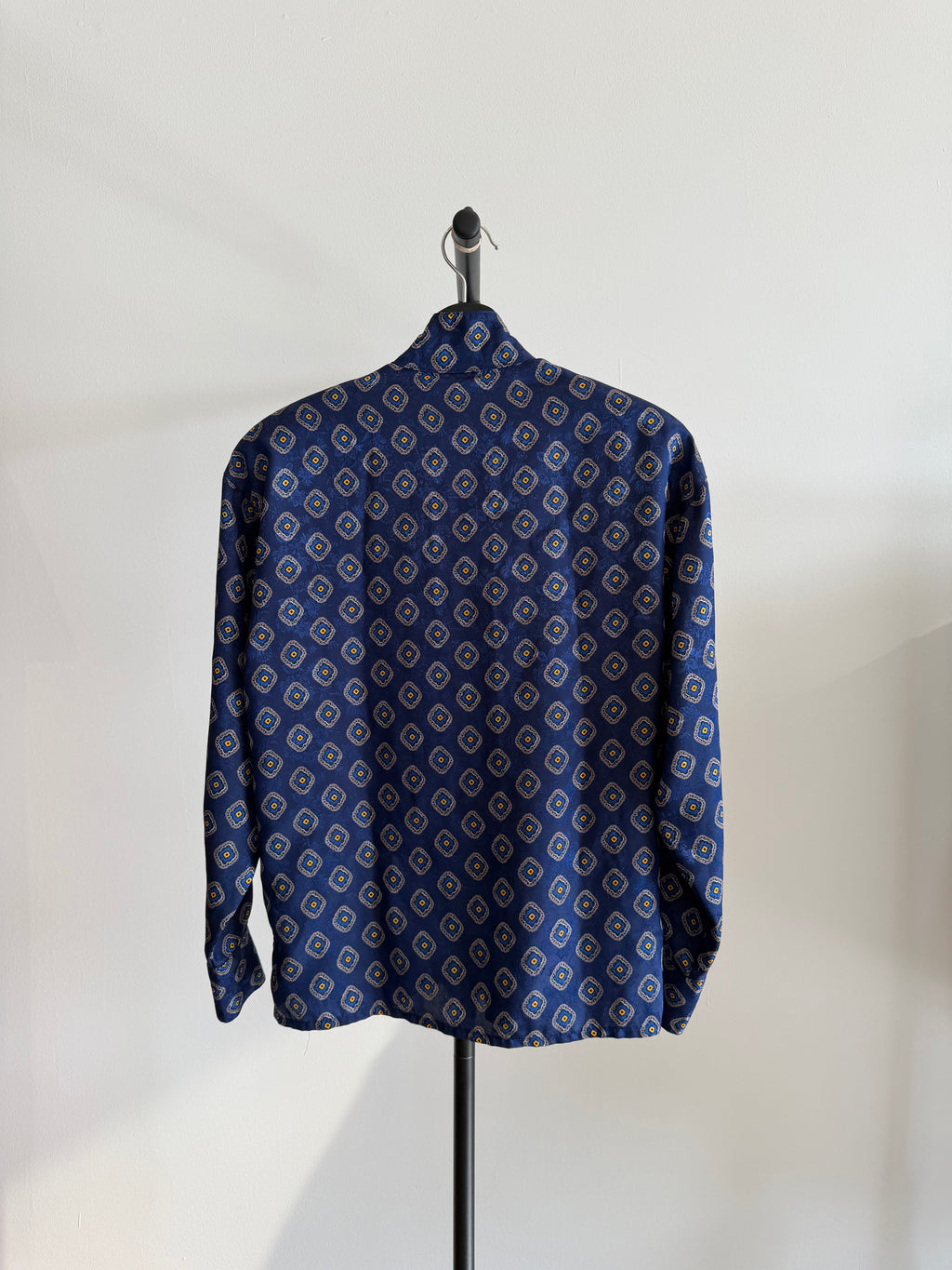 Christian Dior Blue Silk Blouse