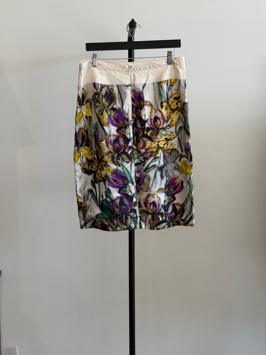 Dries Van Noten Floral Midi Skirt