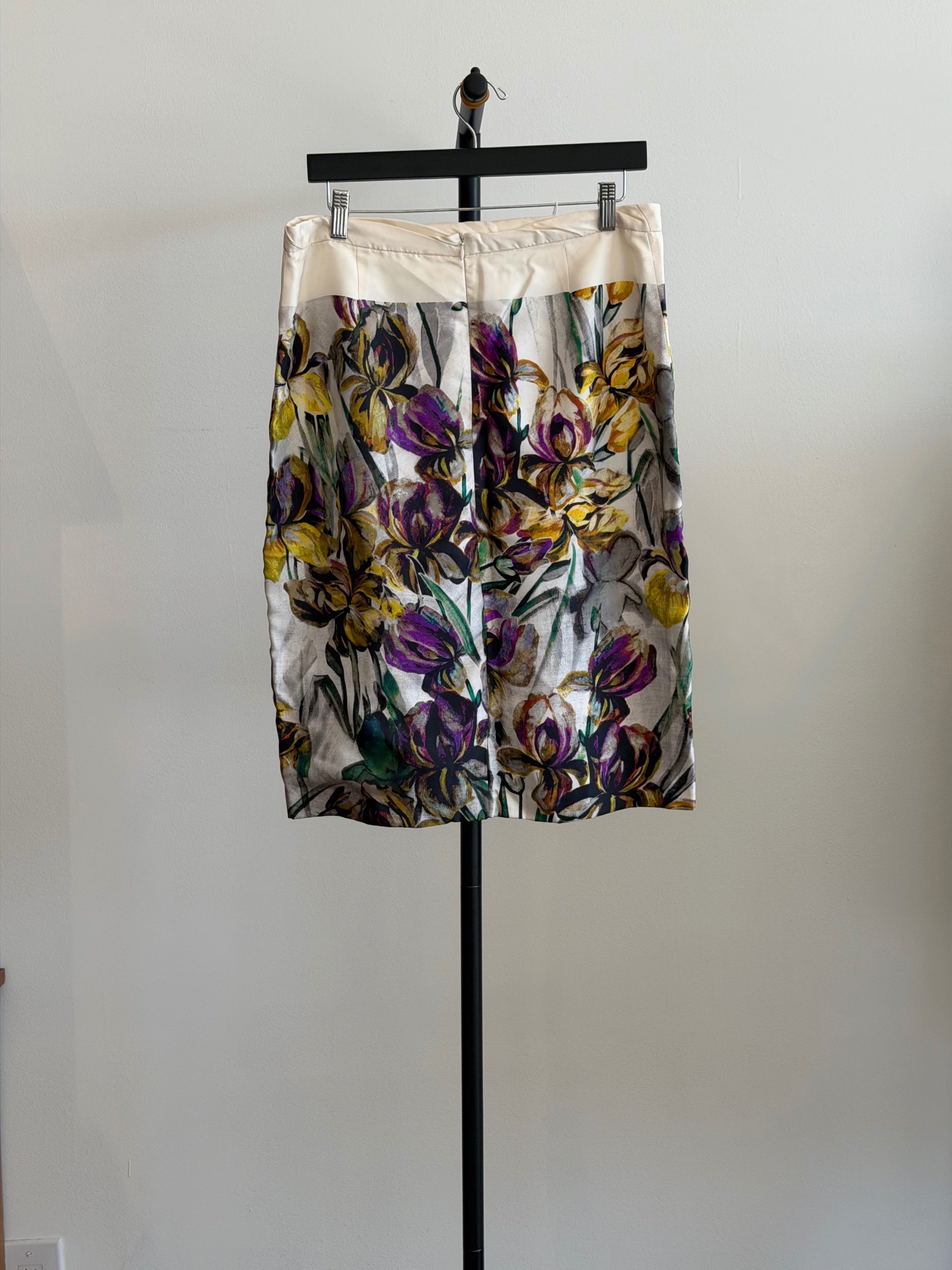 Dries Van Noten Floral Midi Skirt