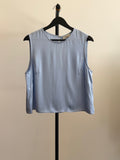 La Pointe Blue Sleeveless Top