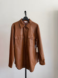 Good American jacket, faux leather