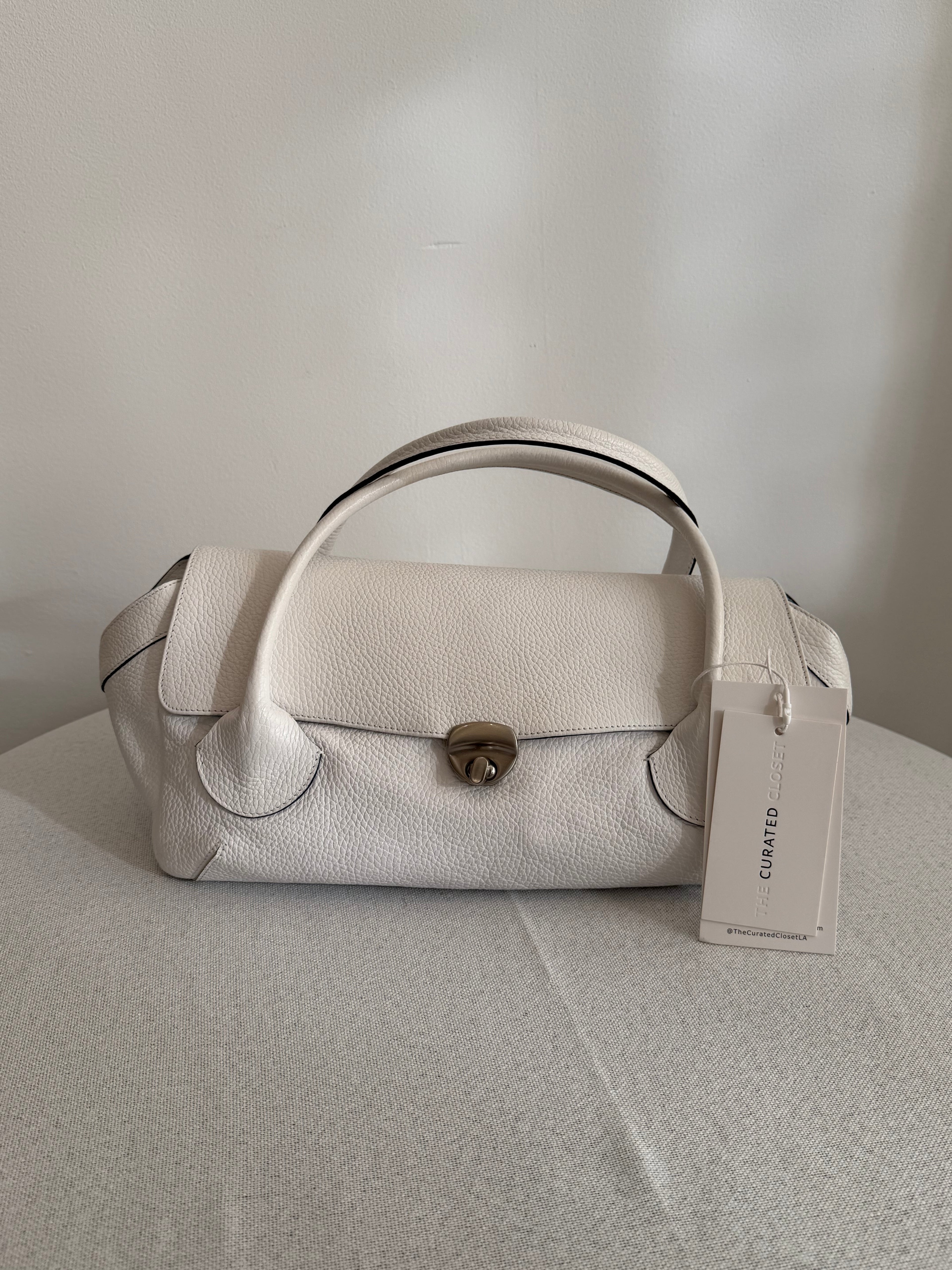 Falor White Handbag