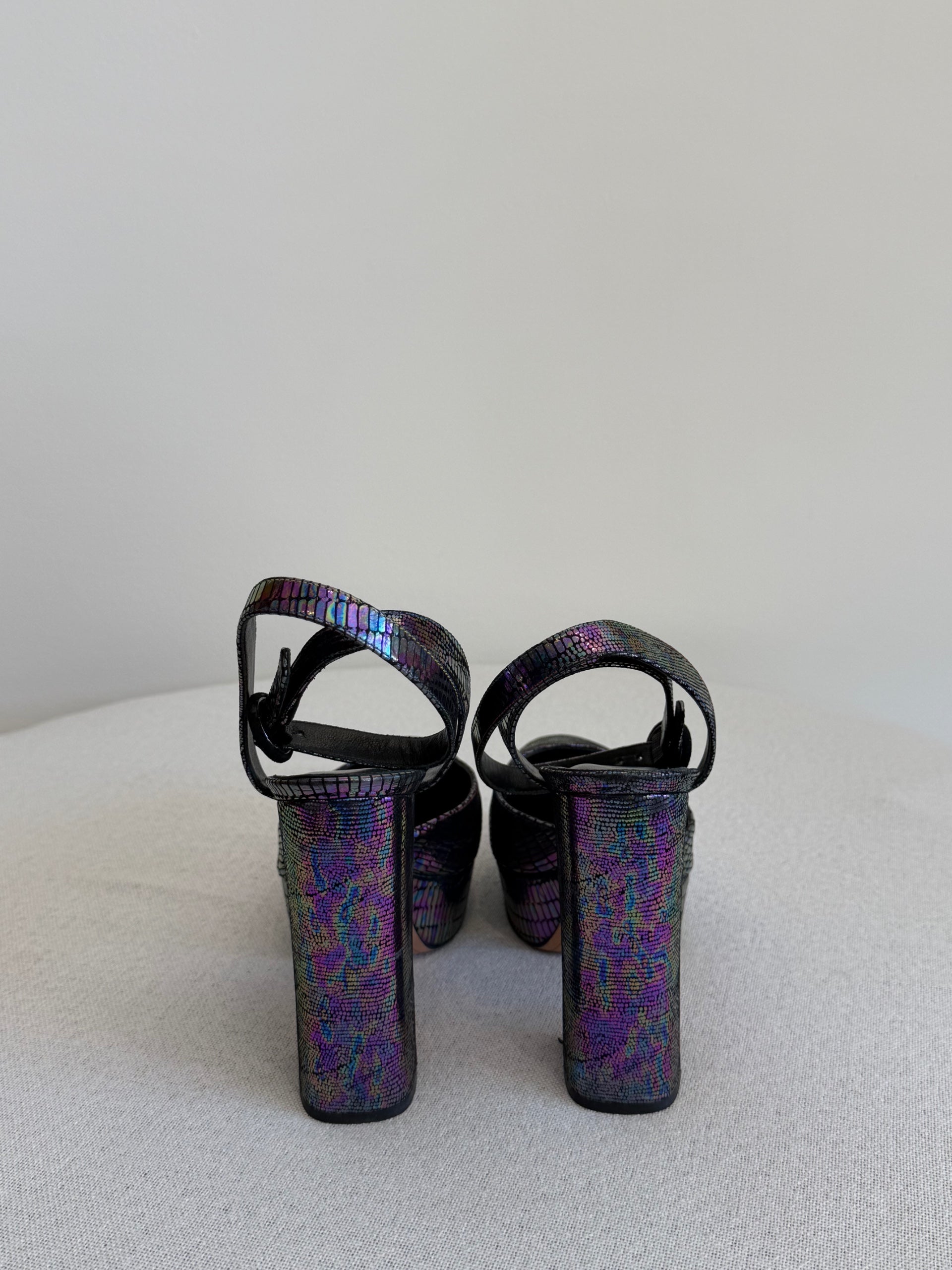 Alexandre Birman Iridescent Heels