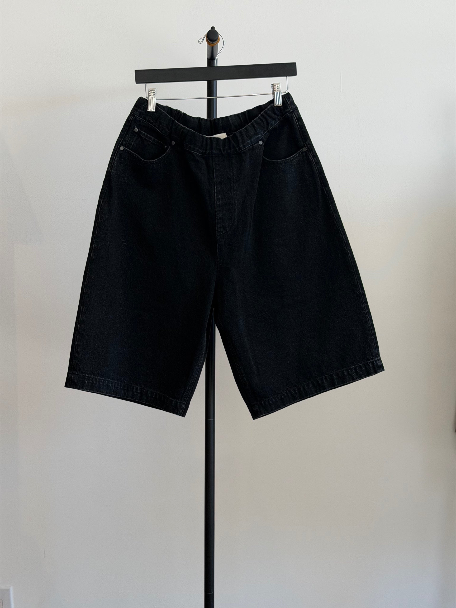 Entire Studios Black Jean Shorts
