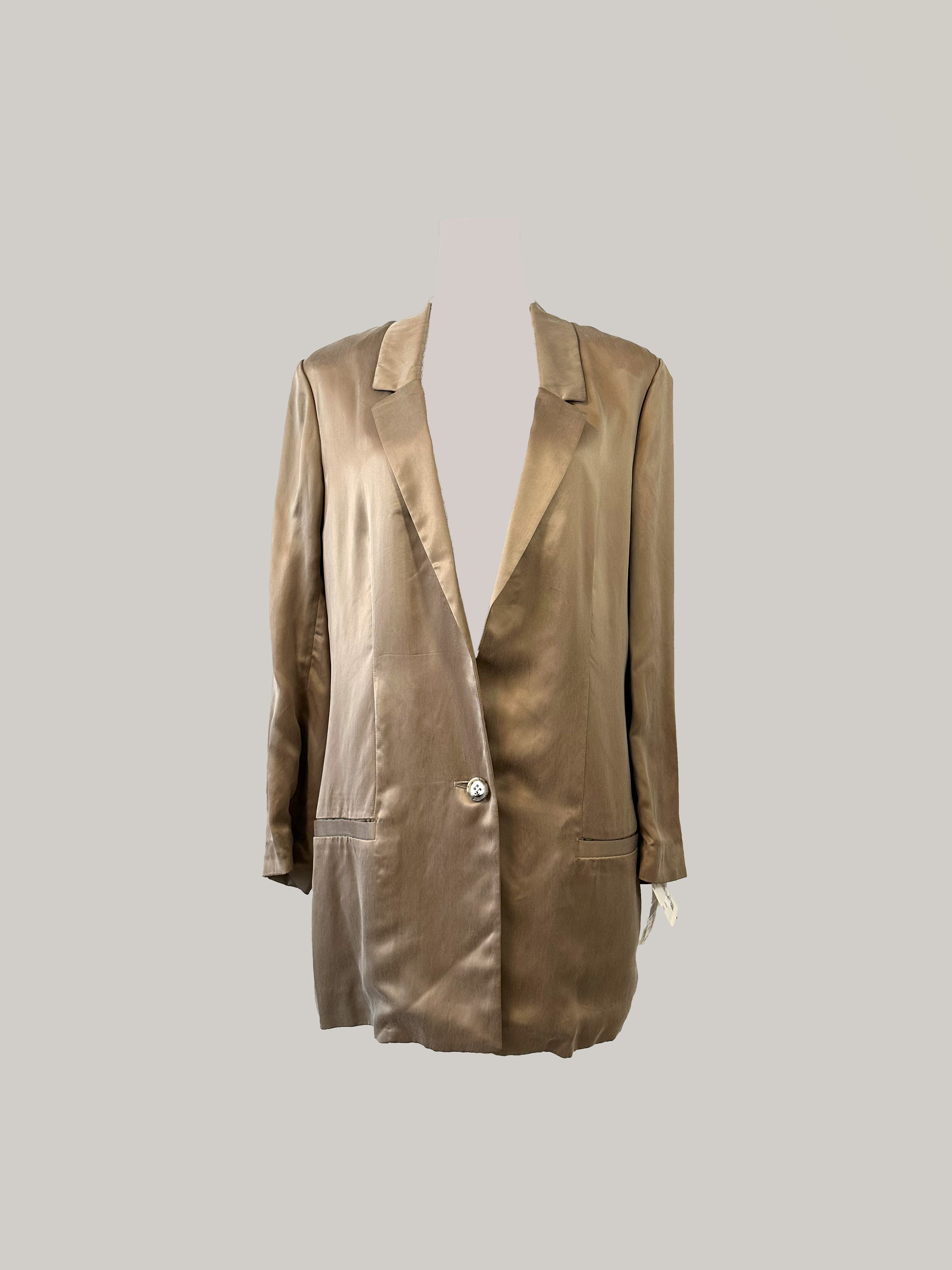 Diane Von Furstenberg Gold Blazer