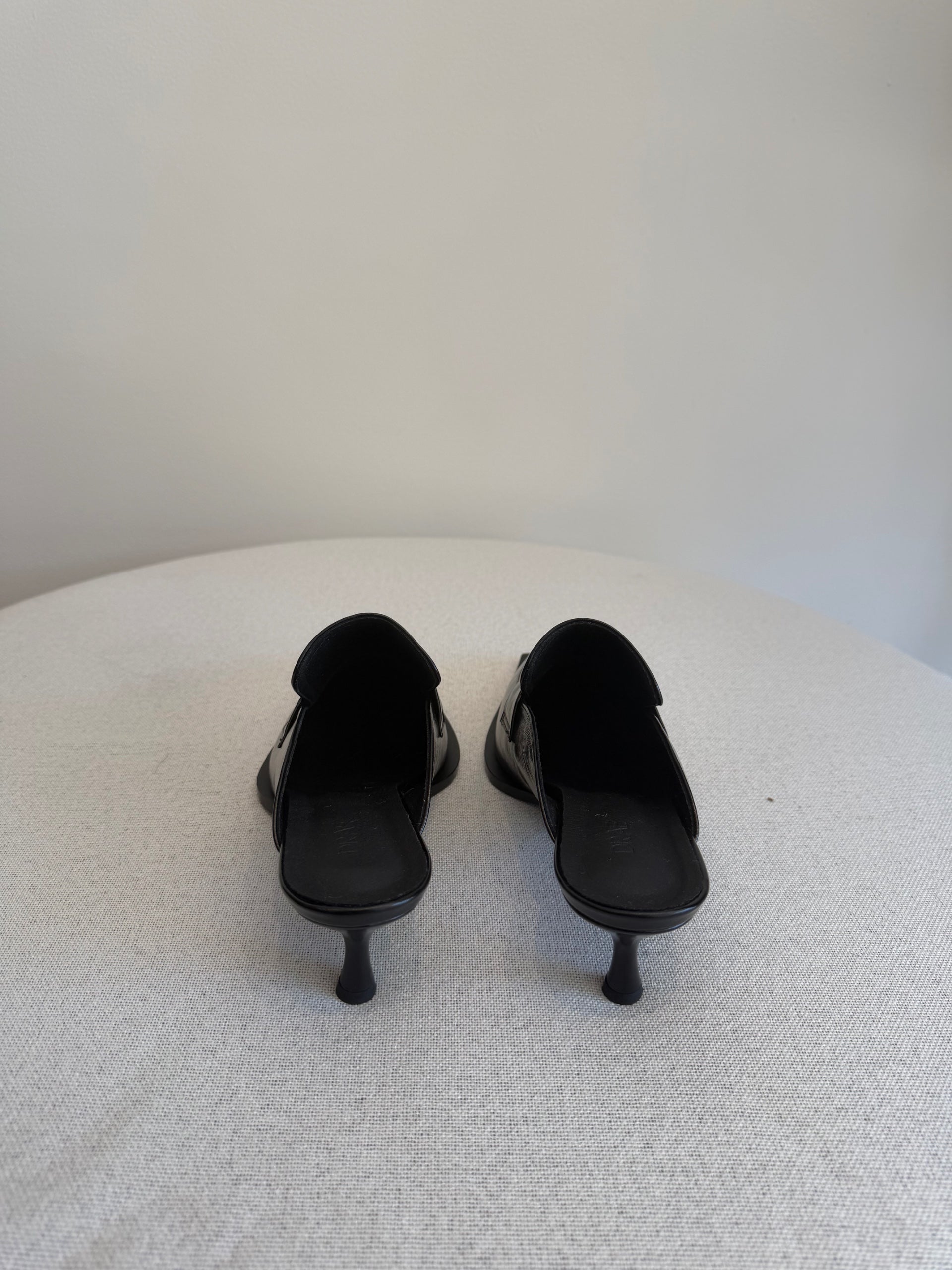 Drae Black Kitten Heel