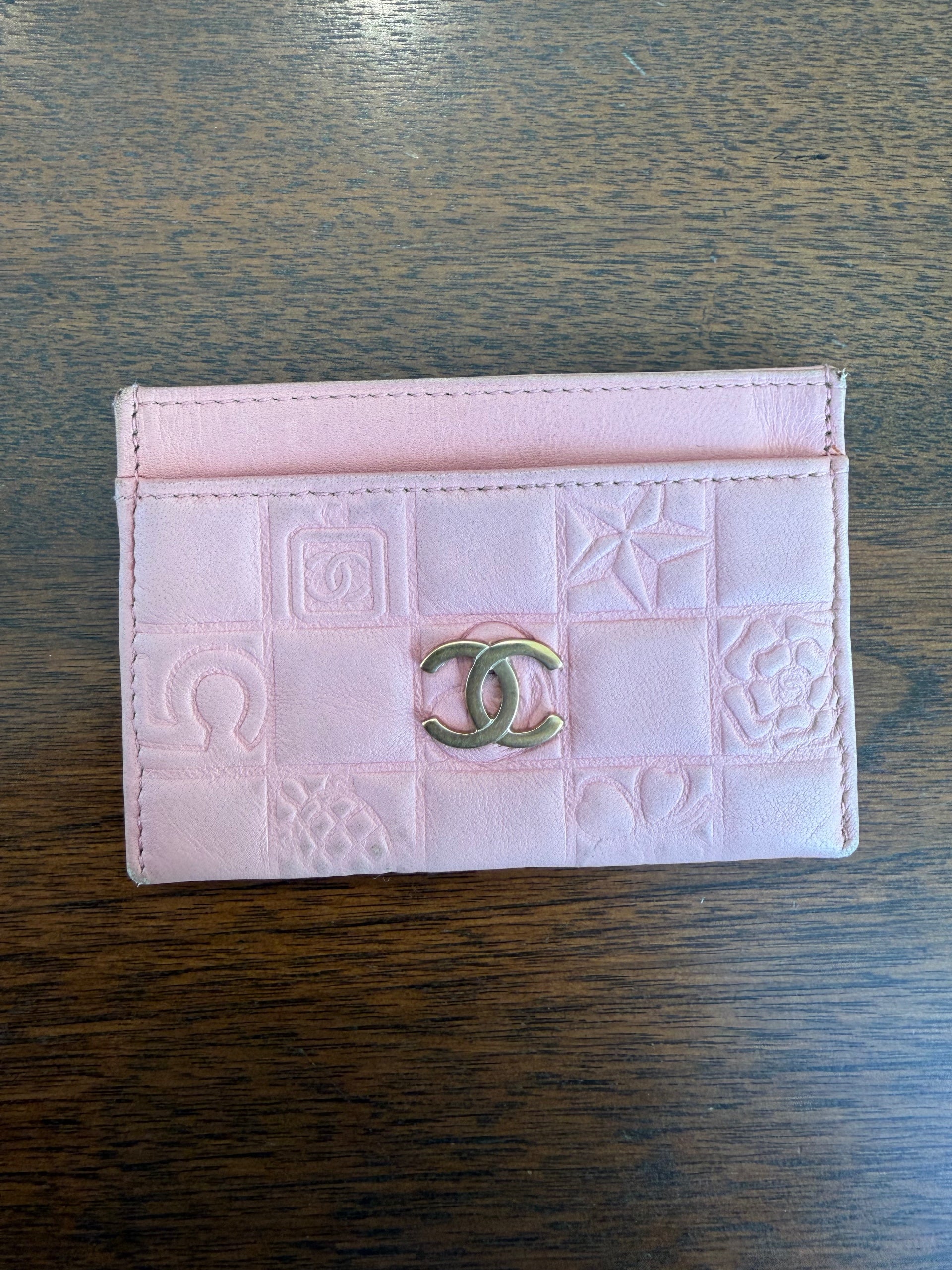 Chanel Pink Card Holder