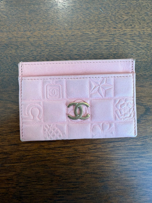 Chanel Pink Card Holder