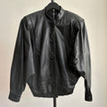 Vintage Black Bally Leather Bomber