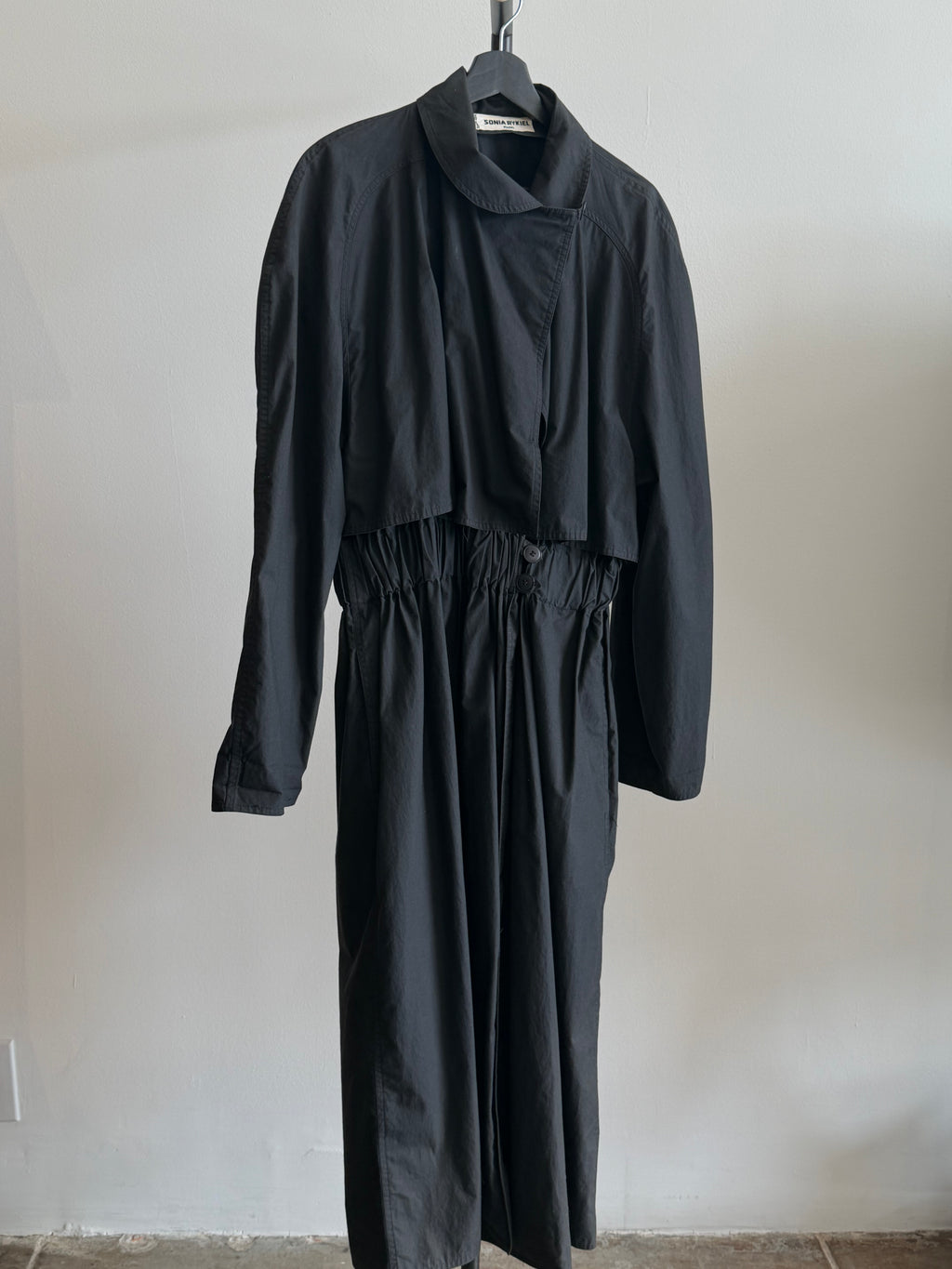 Sonia Rykiel Black Trench Coat