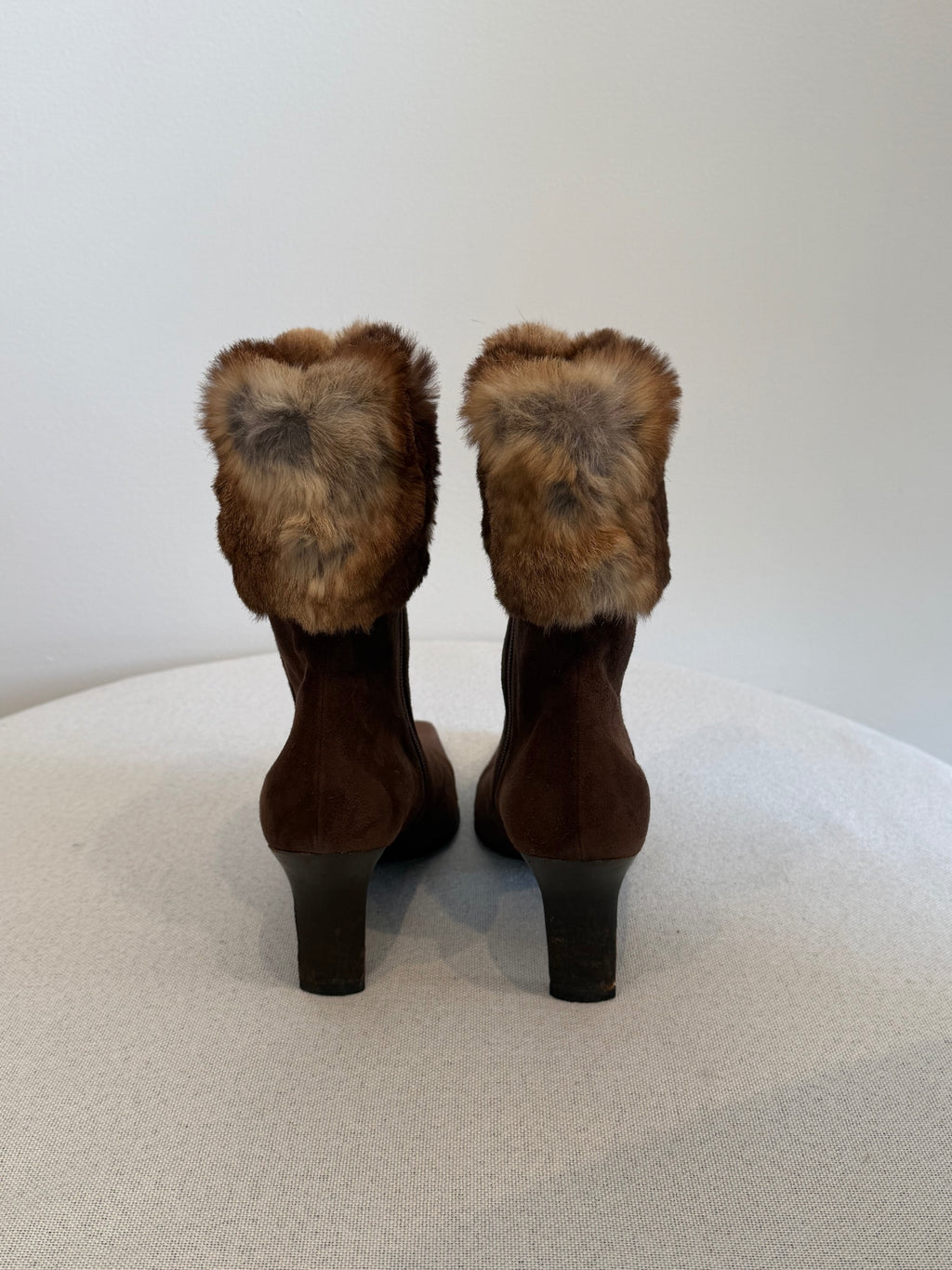 Casedi Brown Fur Boots